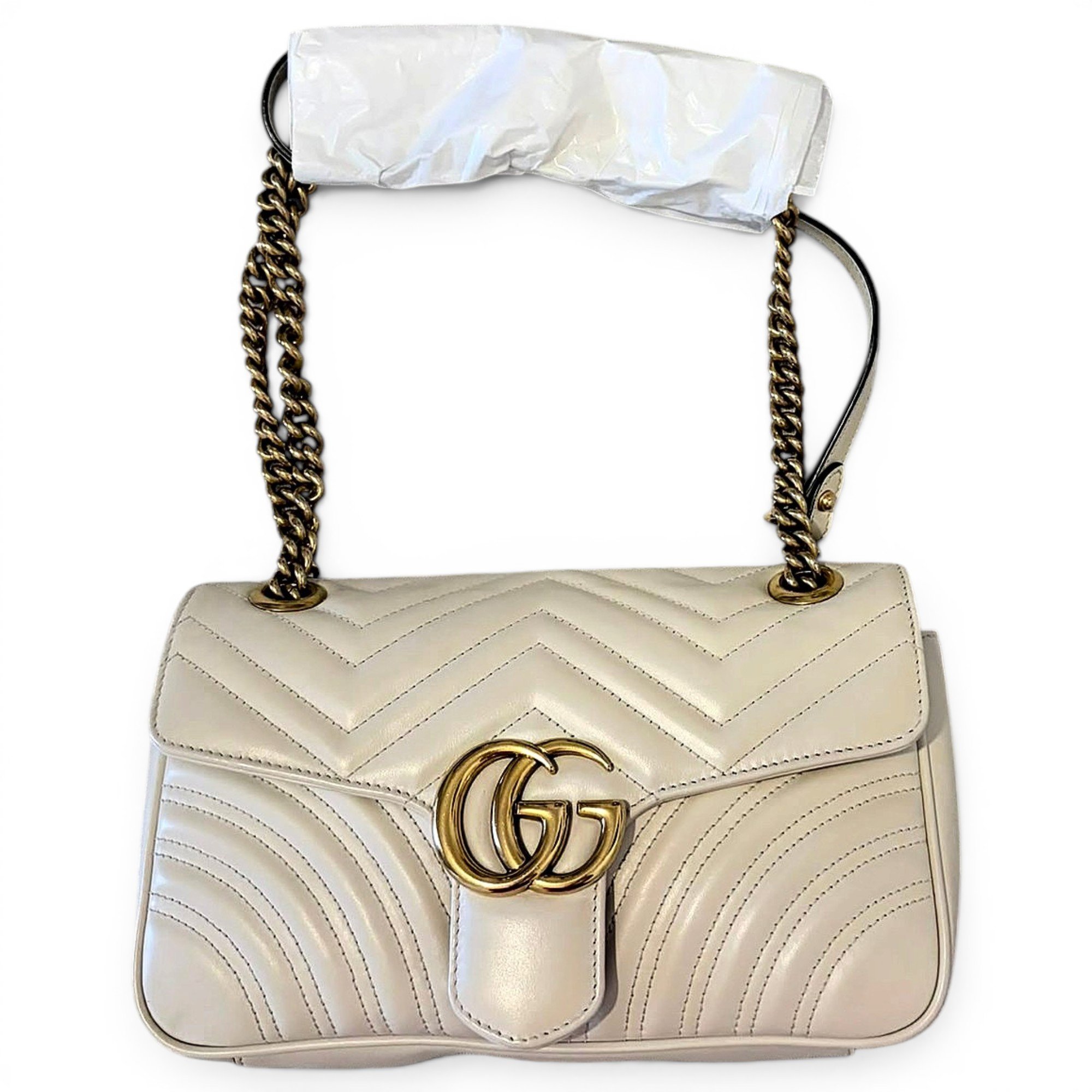 GG Marmont Flap leather crossbody bag