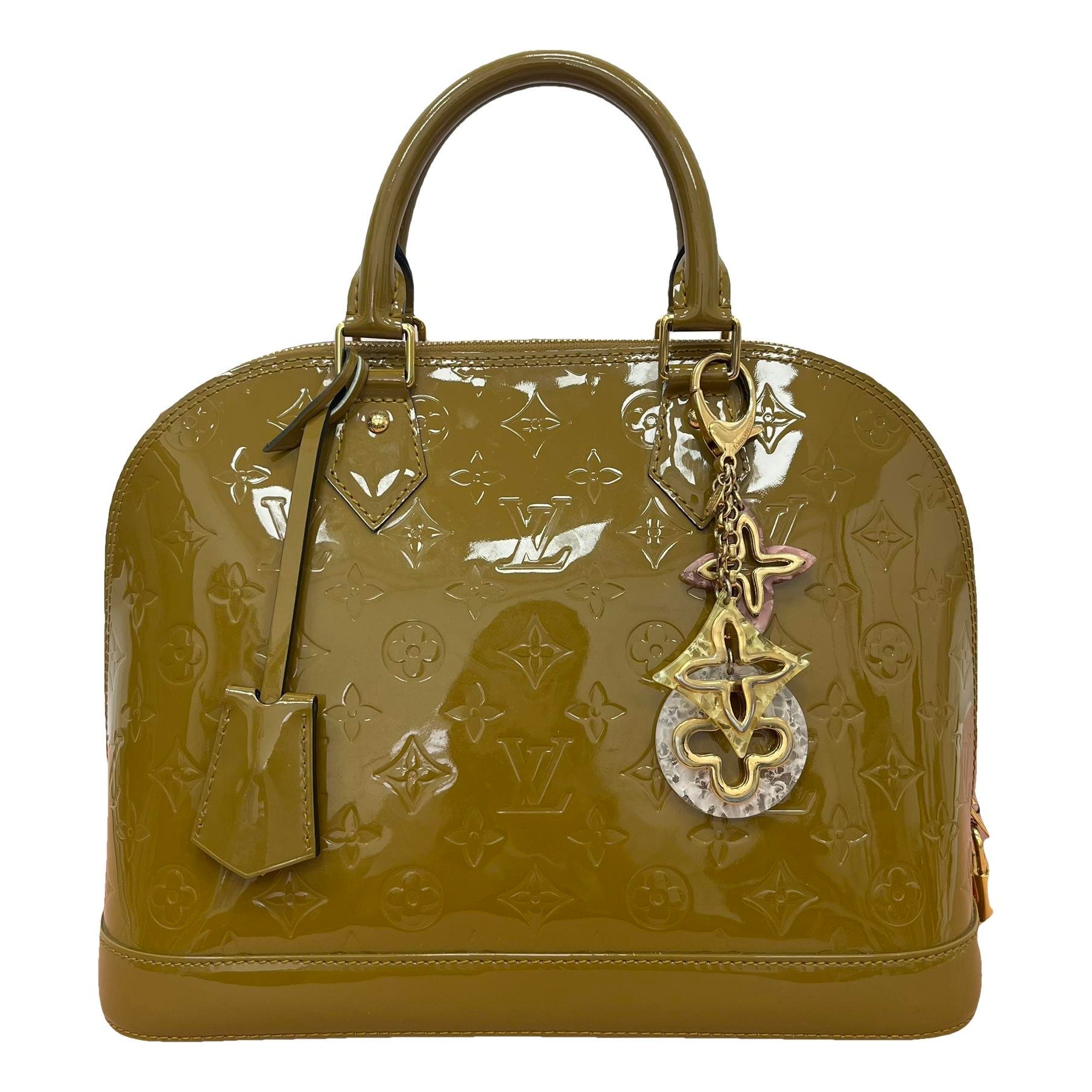 Alma patent leather handbag