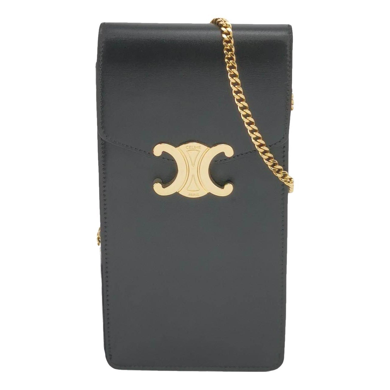 Triomphe leather handbag