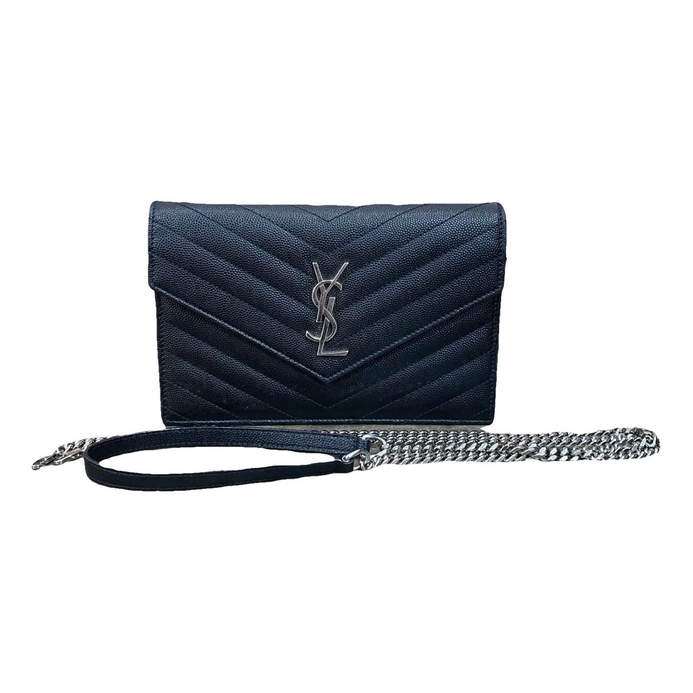 Portefeuille enveloppe leather handbag