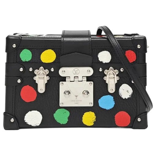 Petite Malle leather crossbody bag