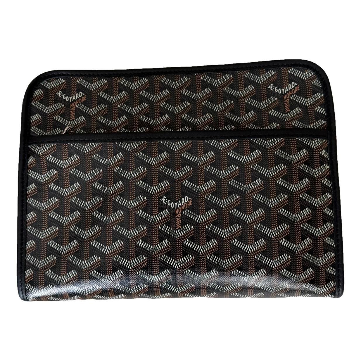 Jouvence leather clutch bag