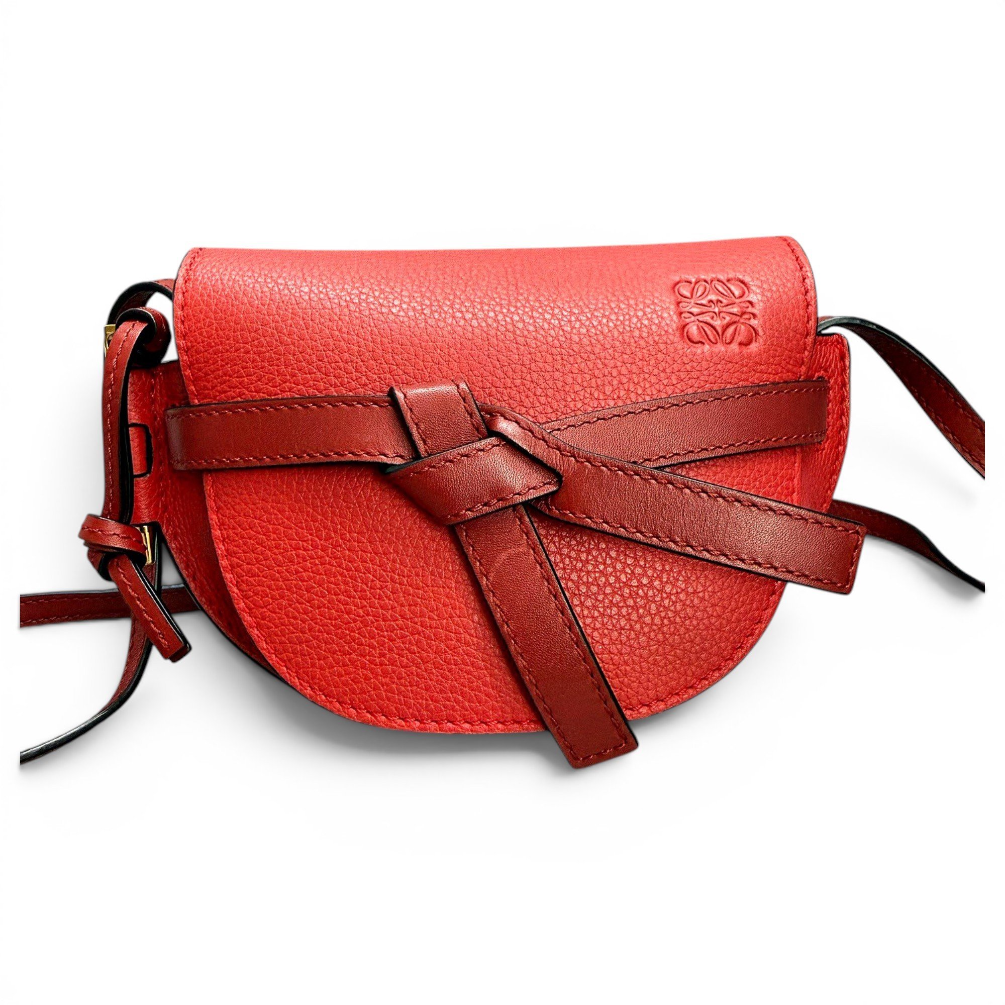 Gate leather crossbody bag