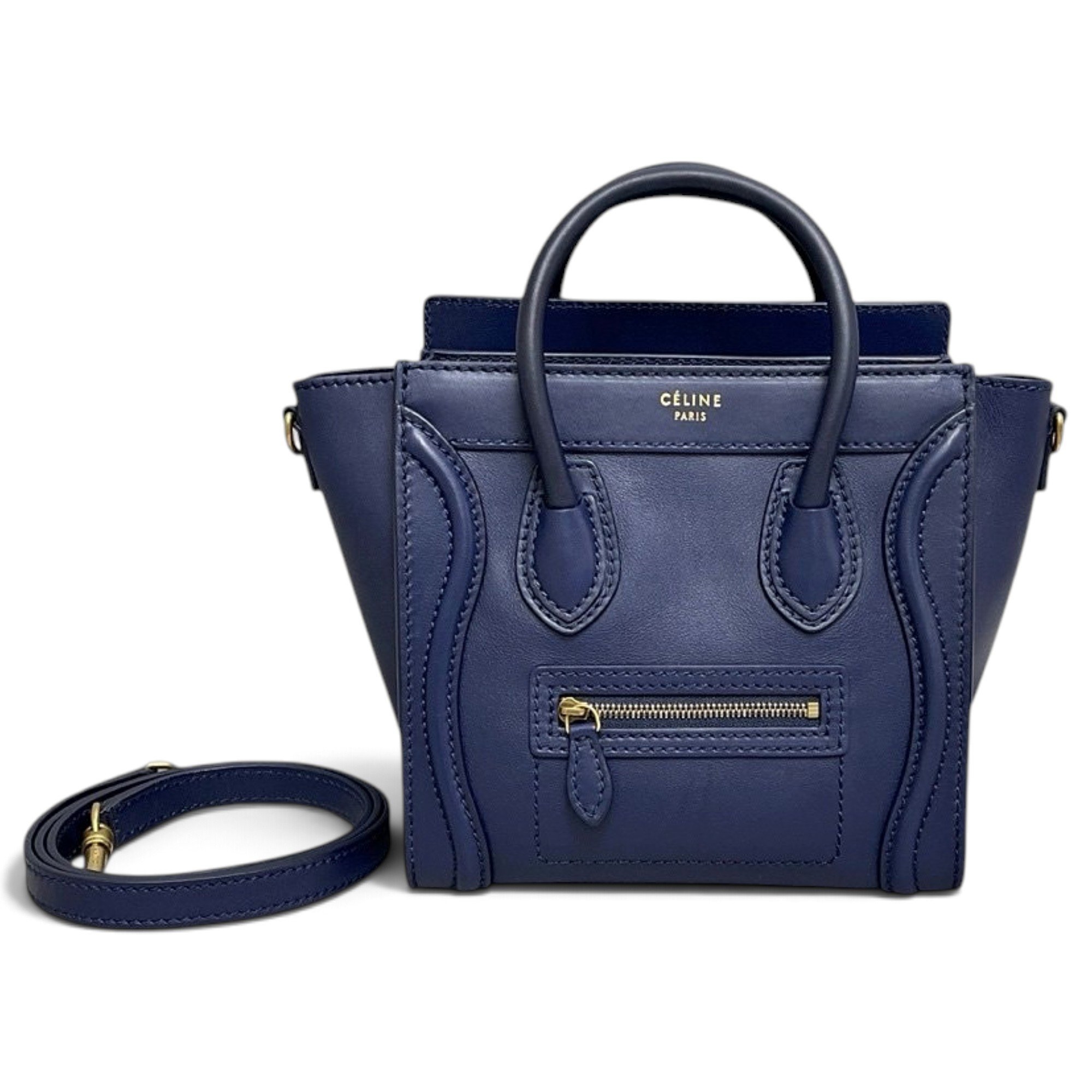 Luggage leather tote
