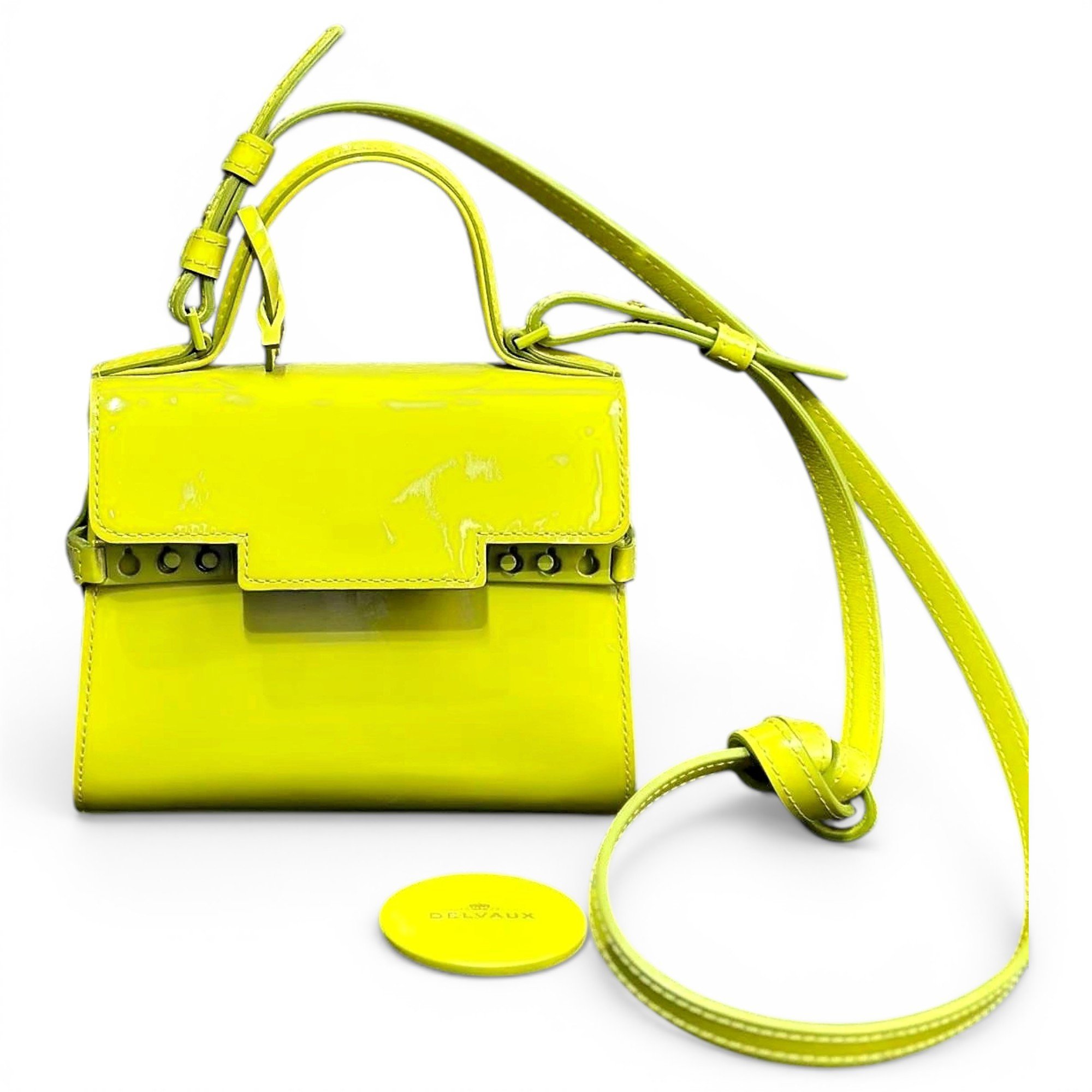 Tempête patent leather handbag
