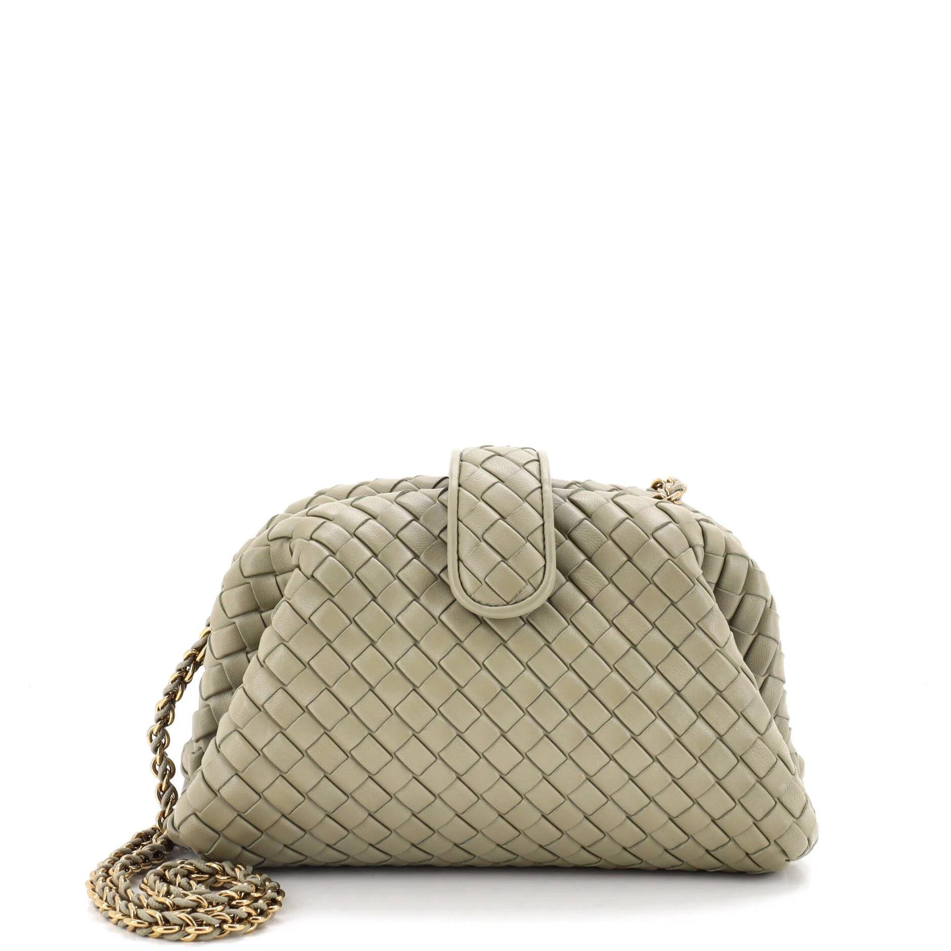 Leather clutch bag