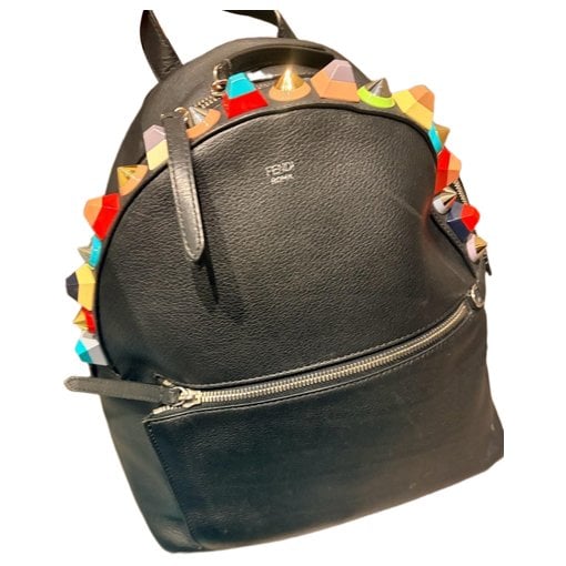 Leather backpack