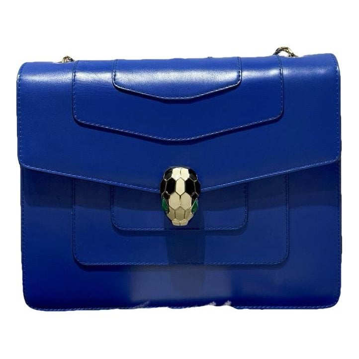 Serpenti leather handbag