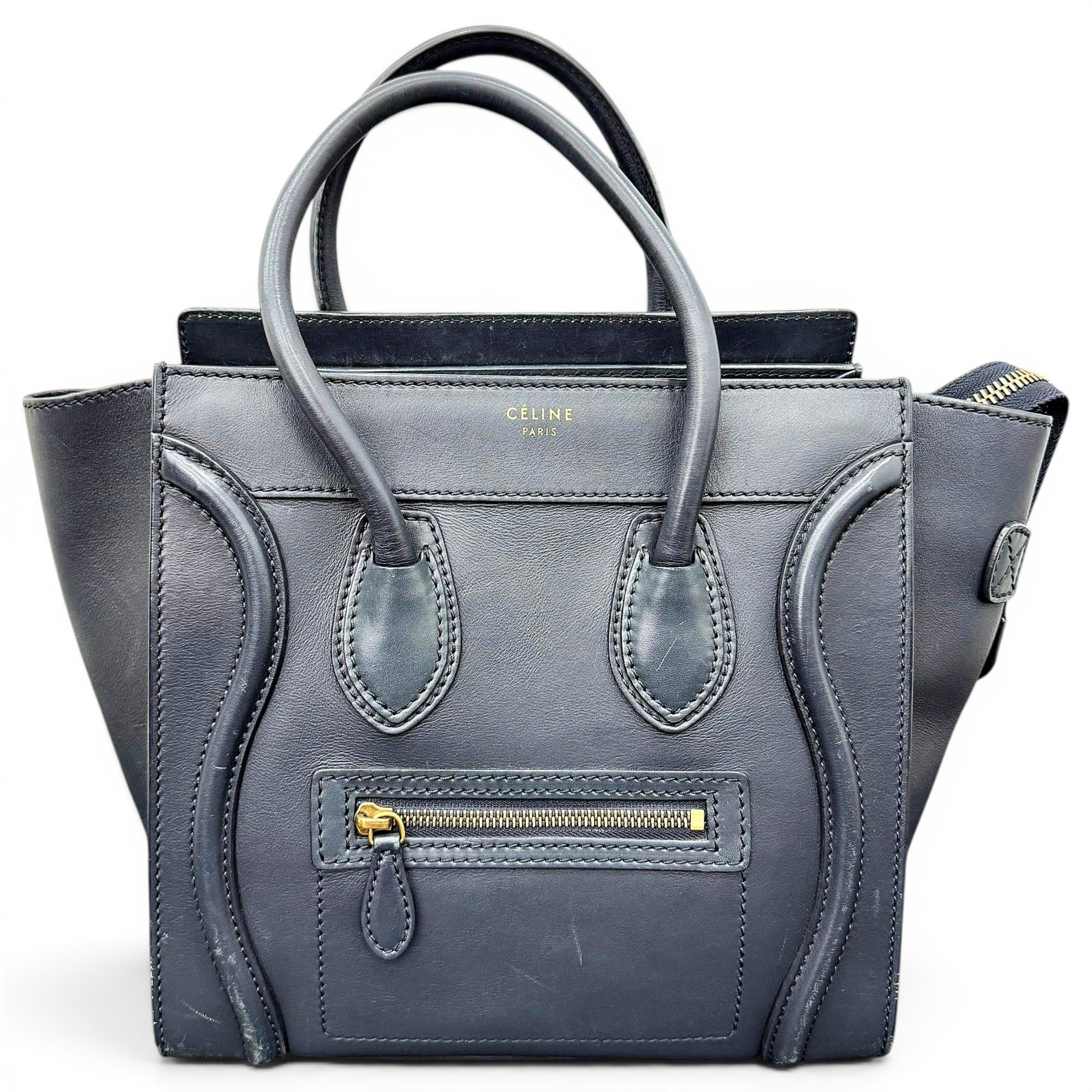 Luggage leather handbag