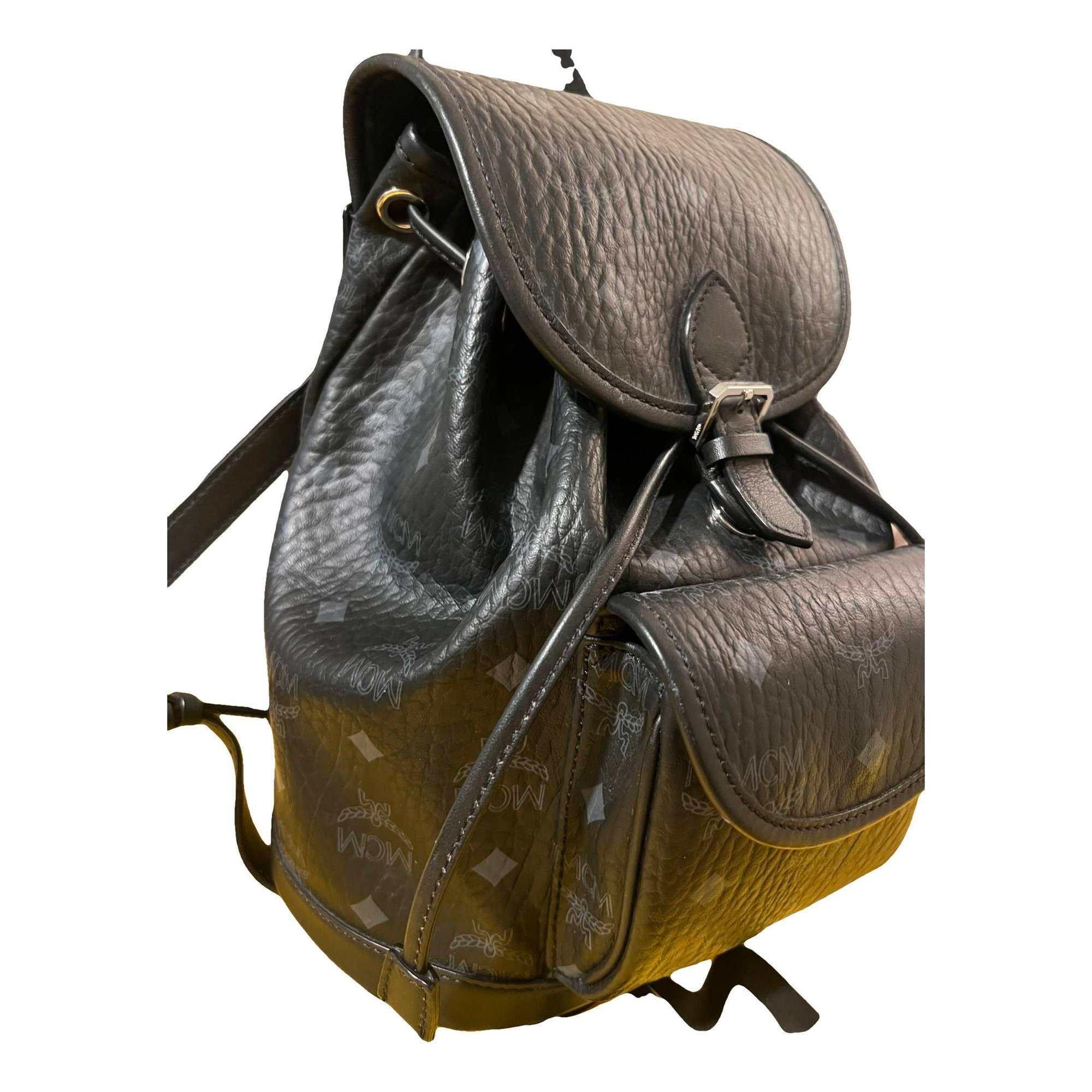 Leather backpack