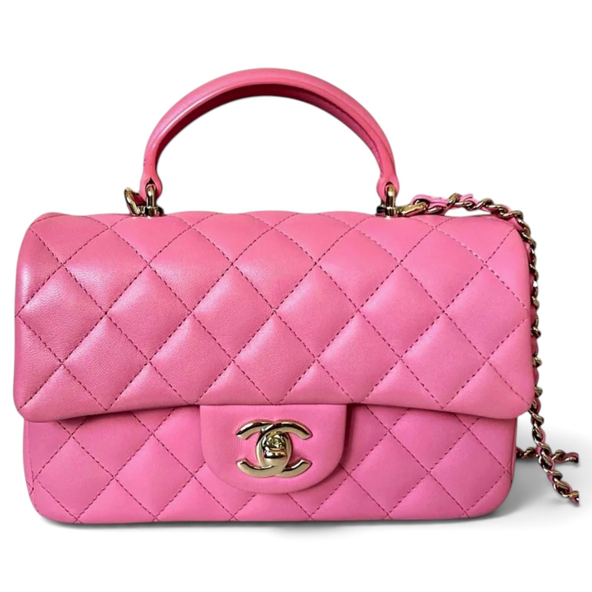 Coco Handle leather handbag