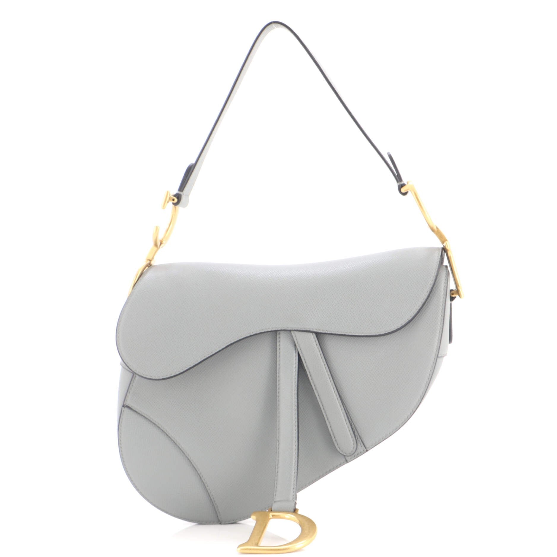Saddle Handbag Leather Medium