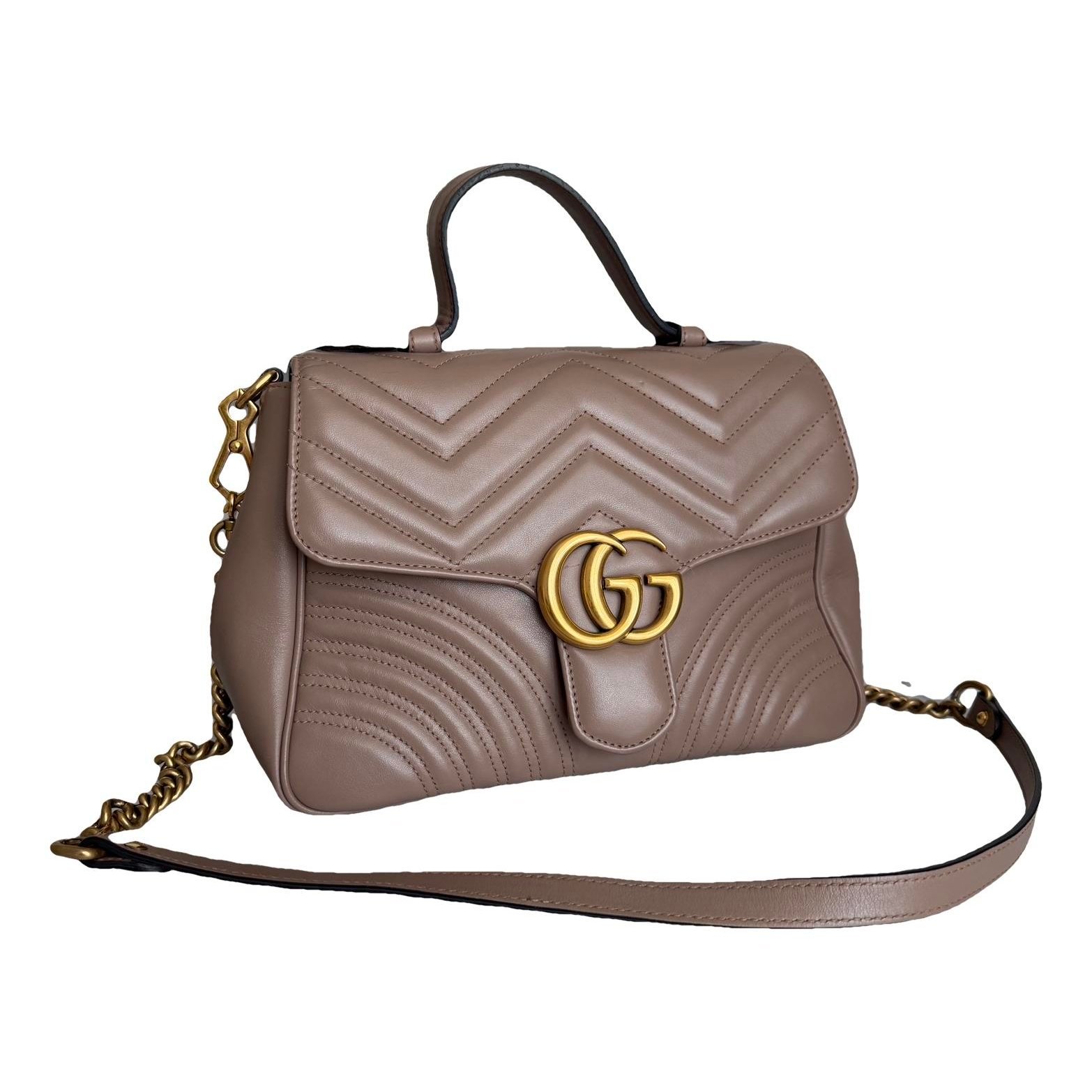 GG Marmont Flap leather handbag