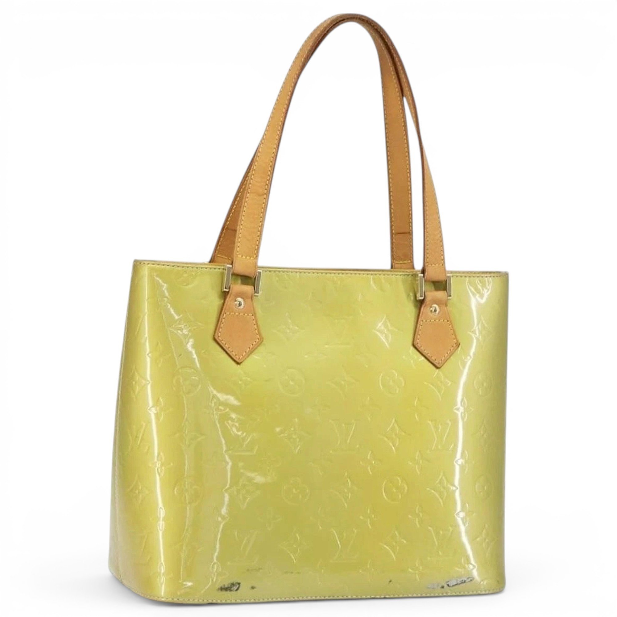 Patent leather handbag