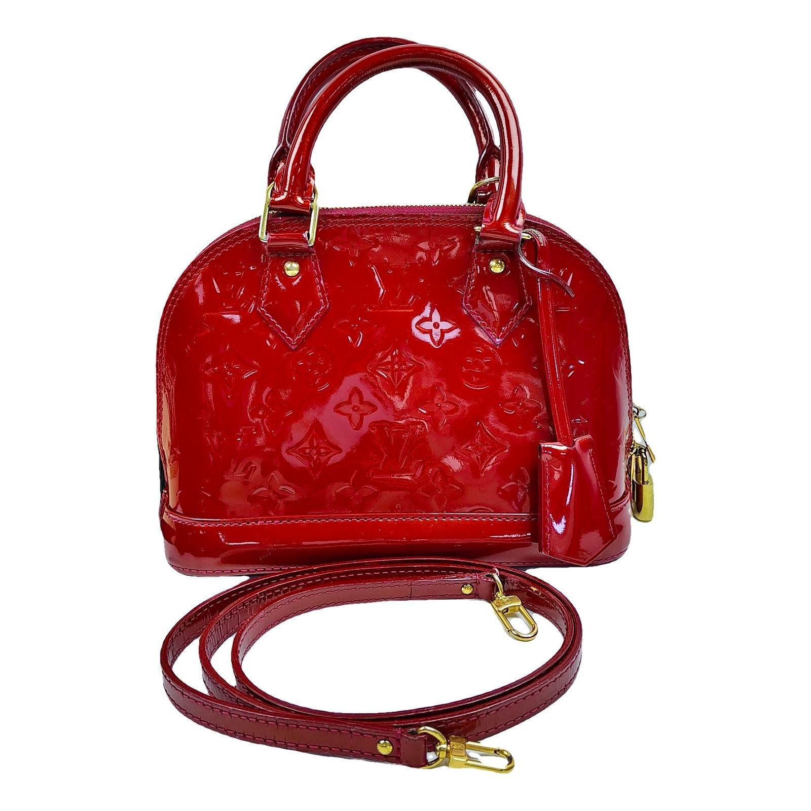 Alma patent leather handbag