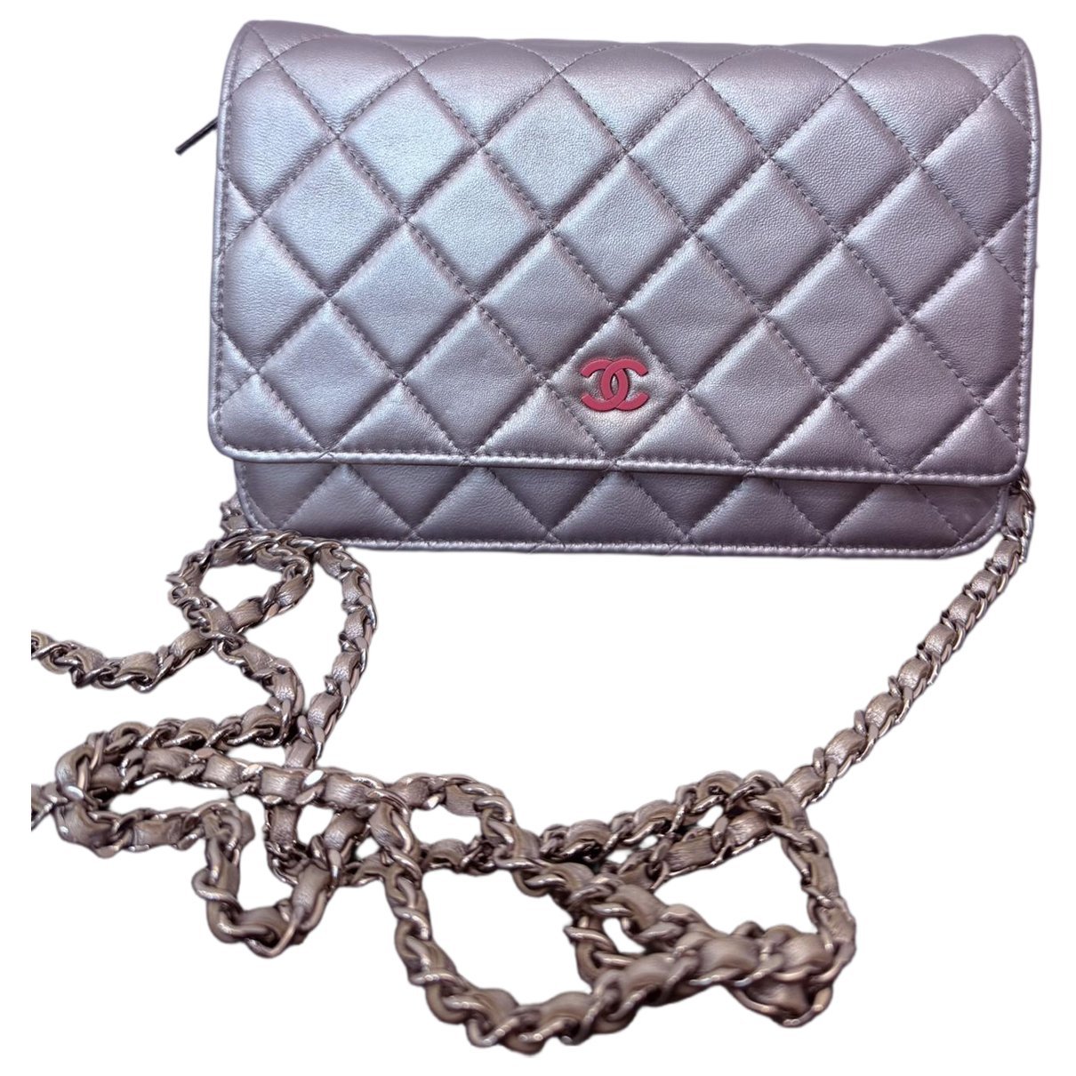 Wallet On Chain Timeless/Classique leather crossbody bag