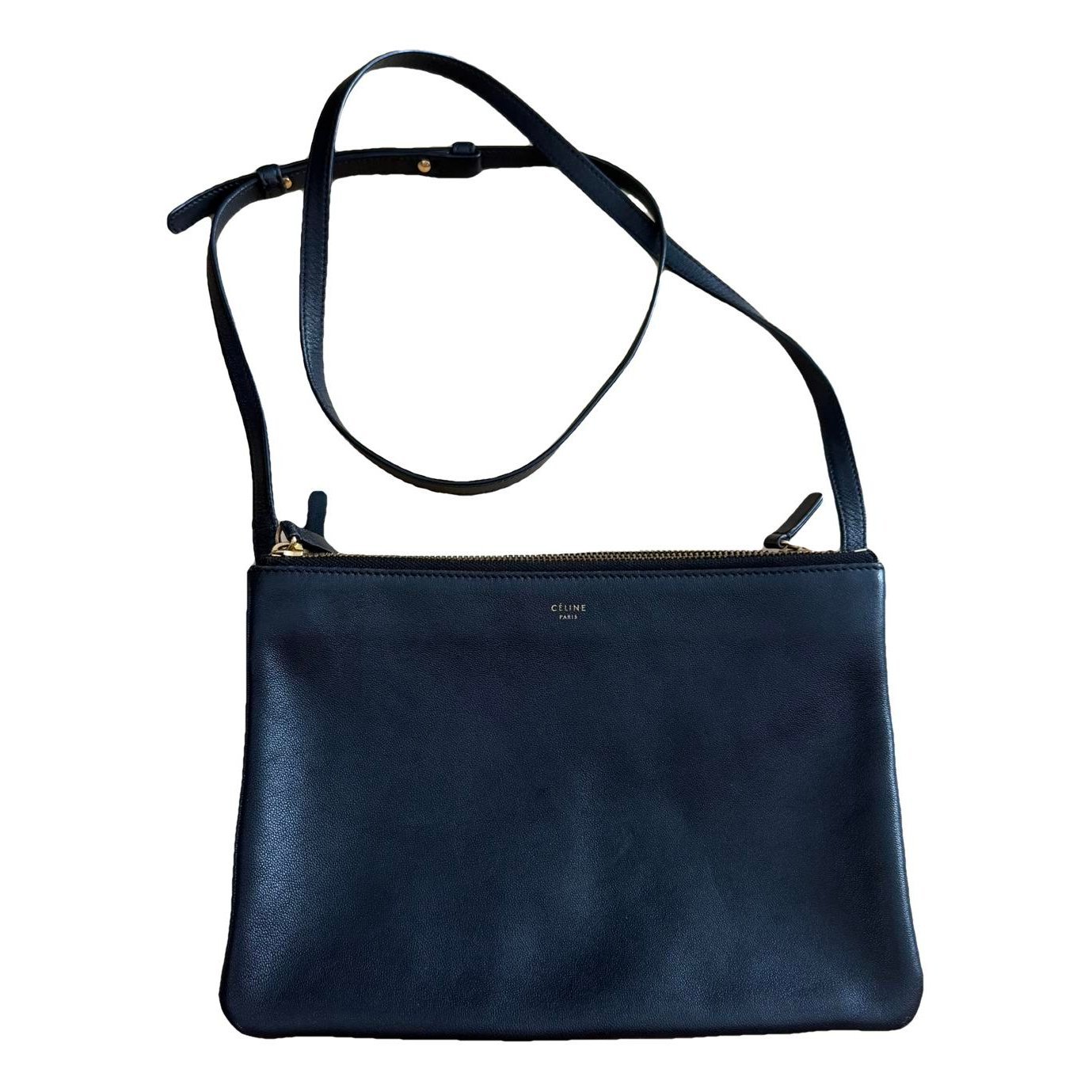 Trio leather crossbody bag