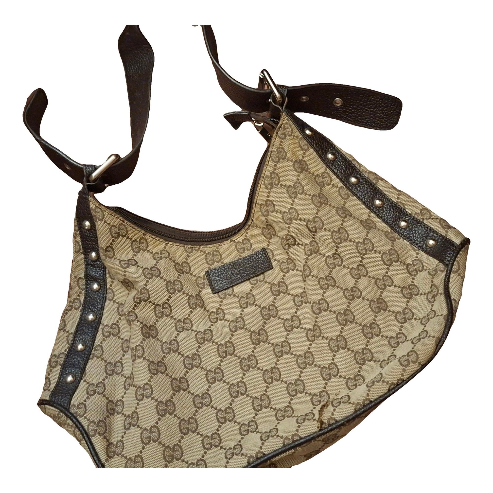 Attache leather handbag