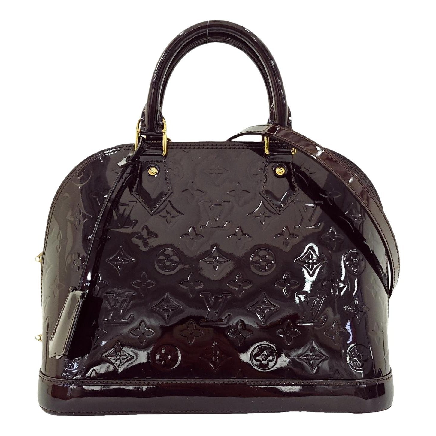 Alma patent leather handbag