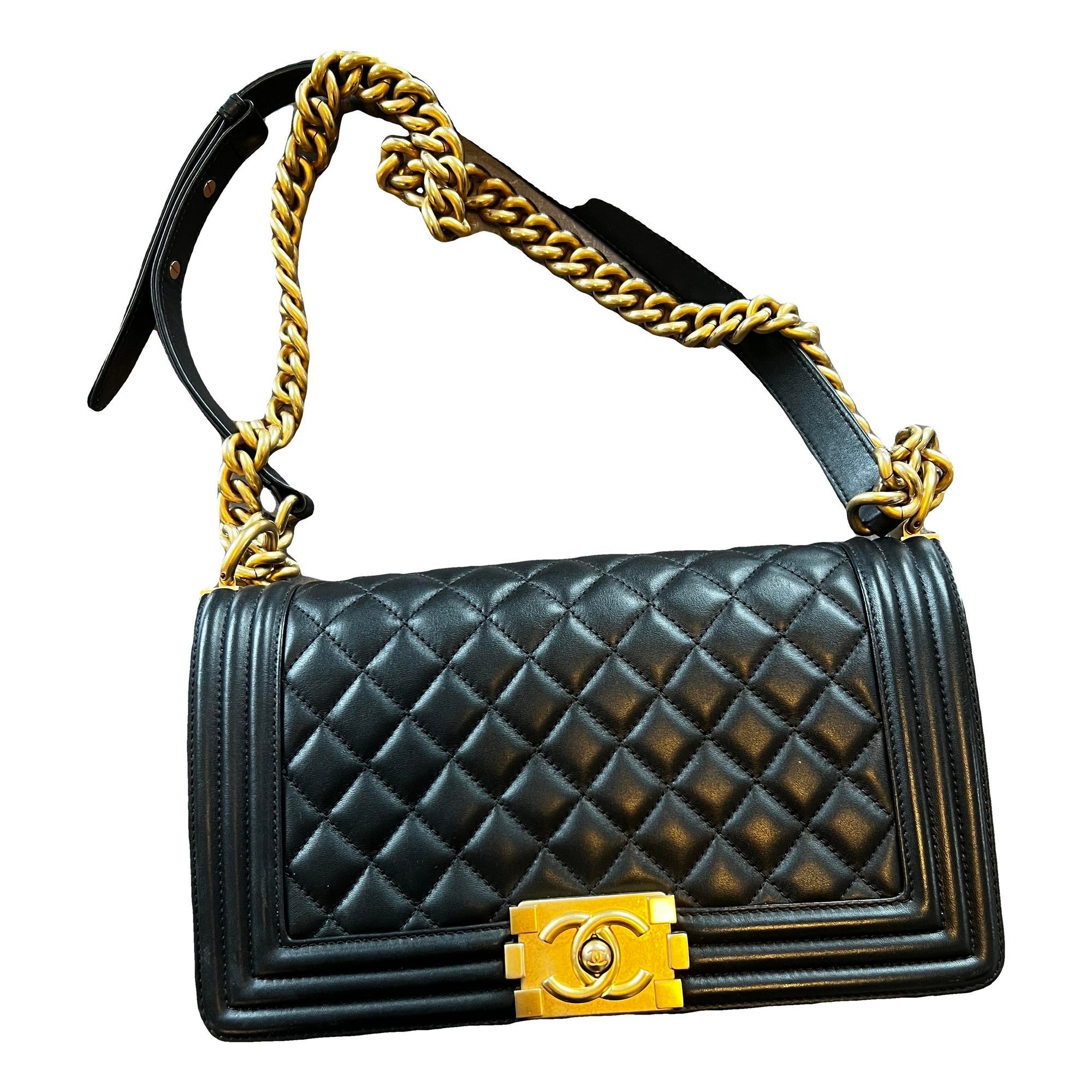 Boy leather crossbody bag