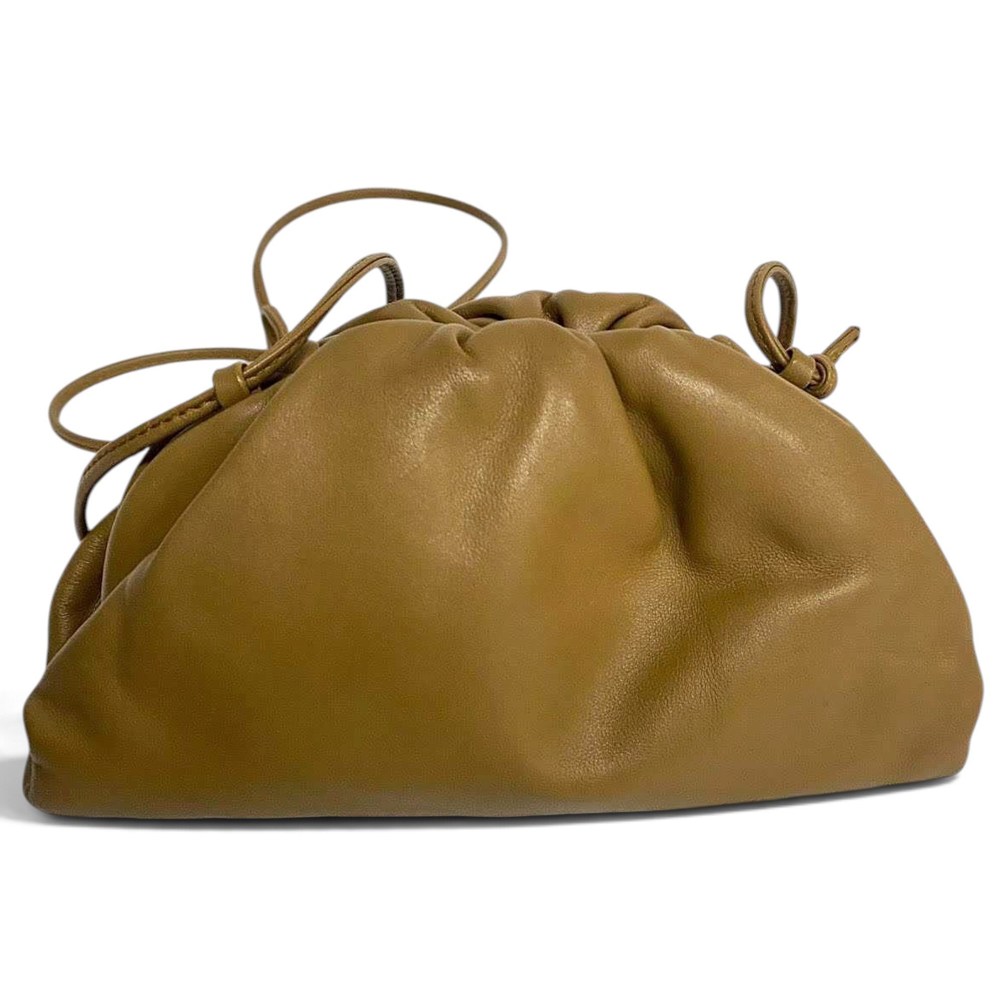 Pouch leather handbag