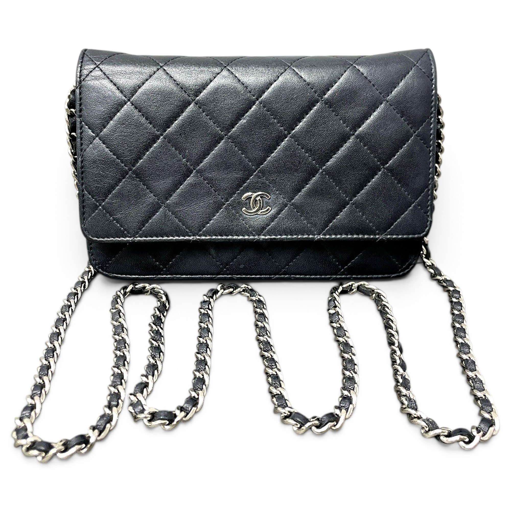 Wallet On Chain Timeless/Classique leather crossbody bag