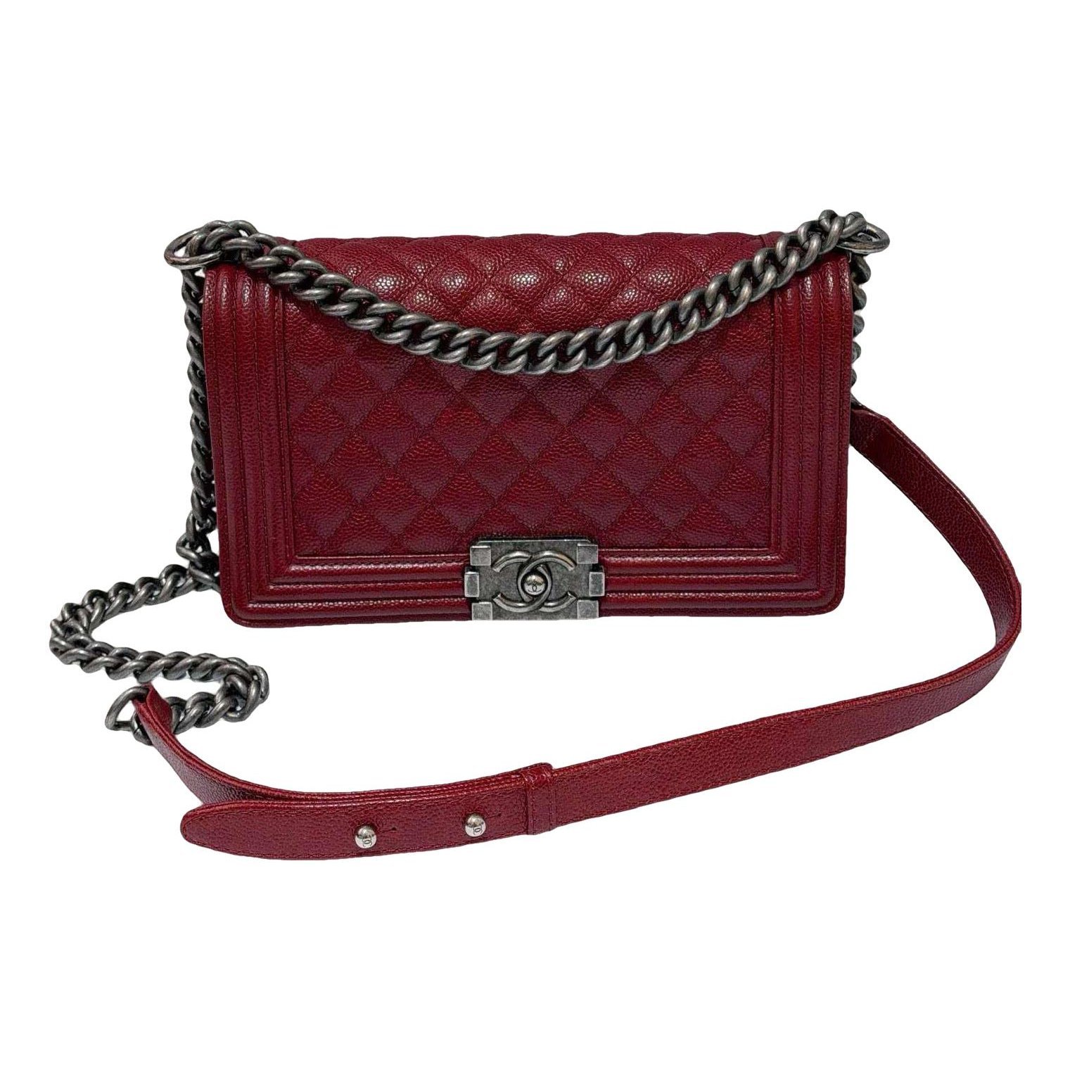 Boy leather crossbody bag