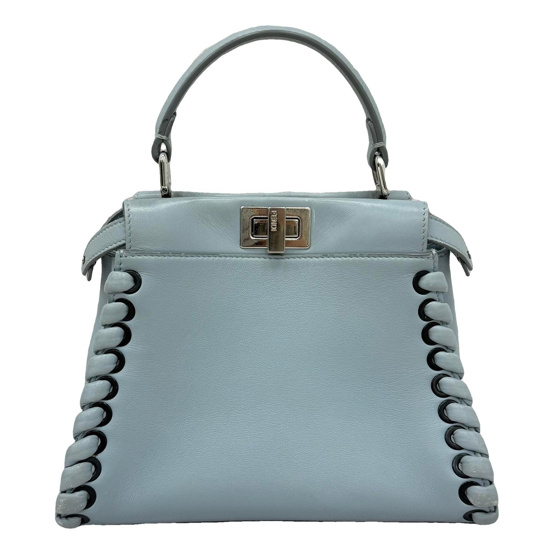 Peekaboo leather handbag