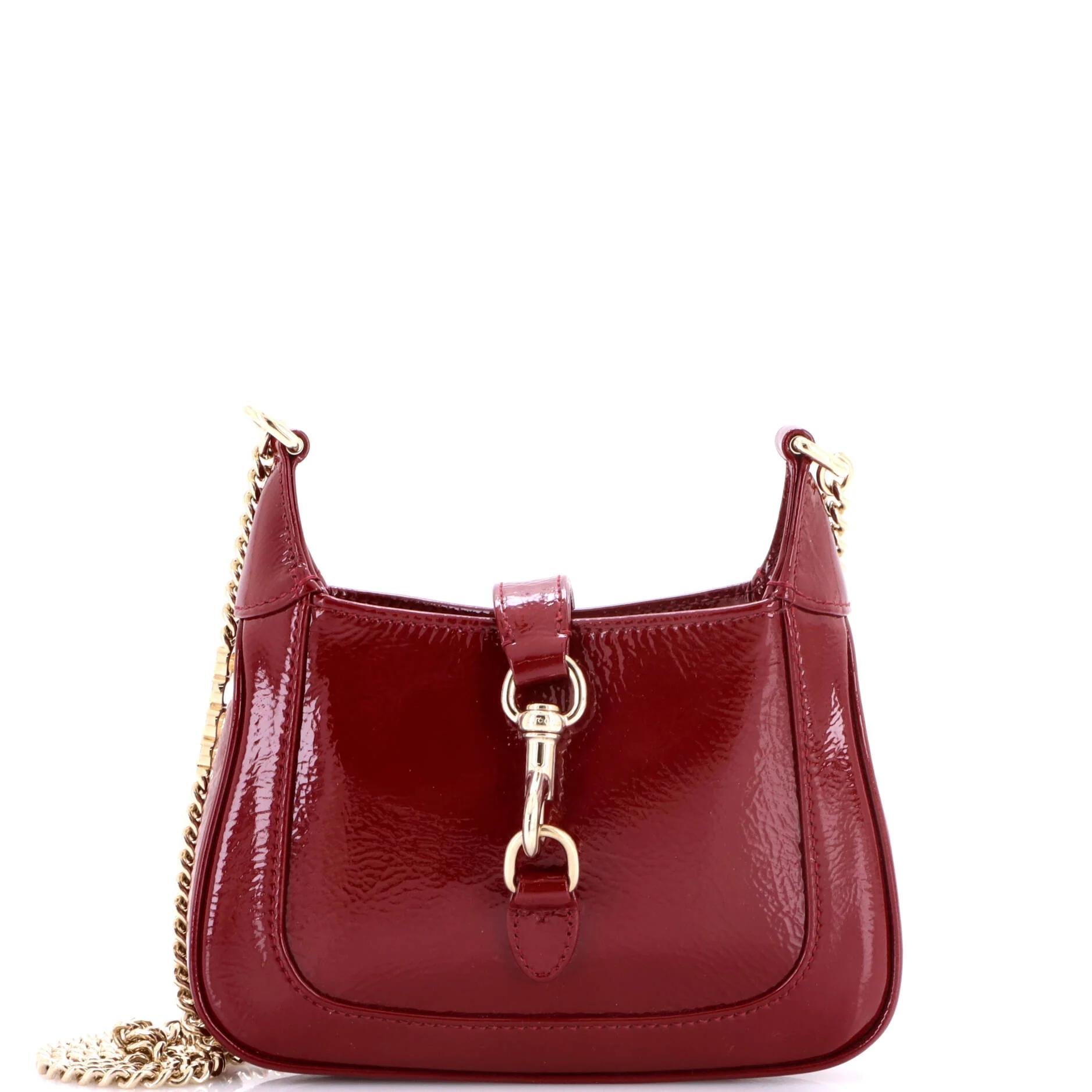 Patent leather handbag