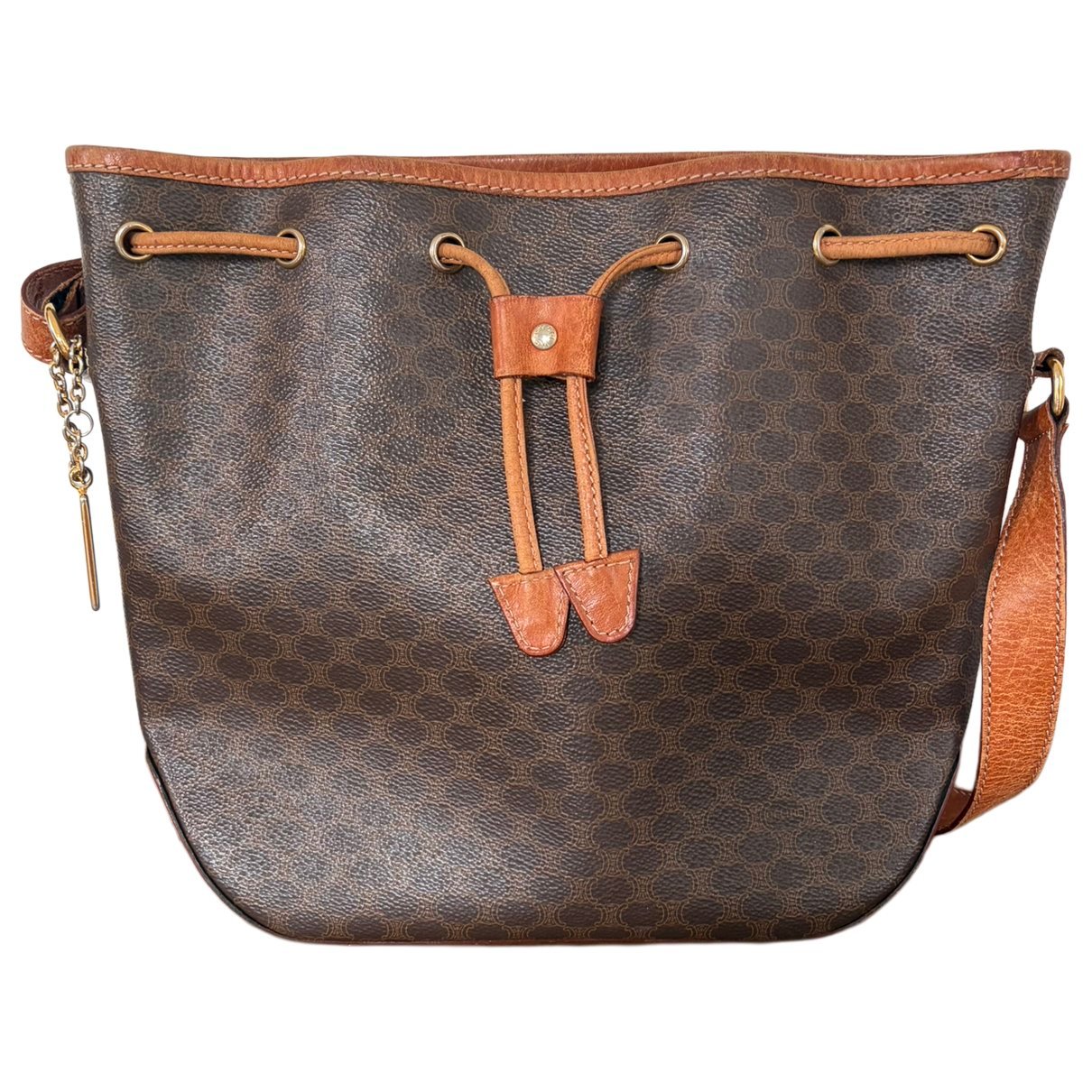 SAC SEAU leather crossbody bag