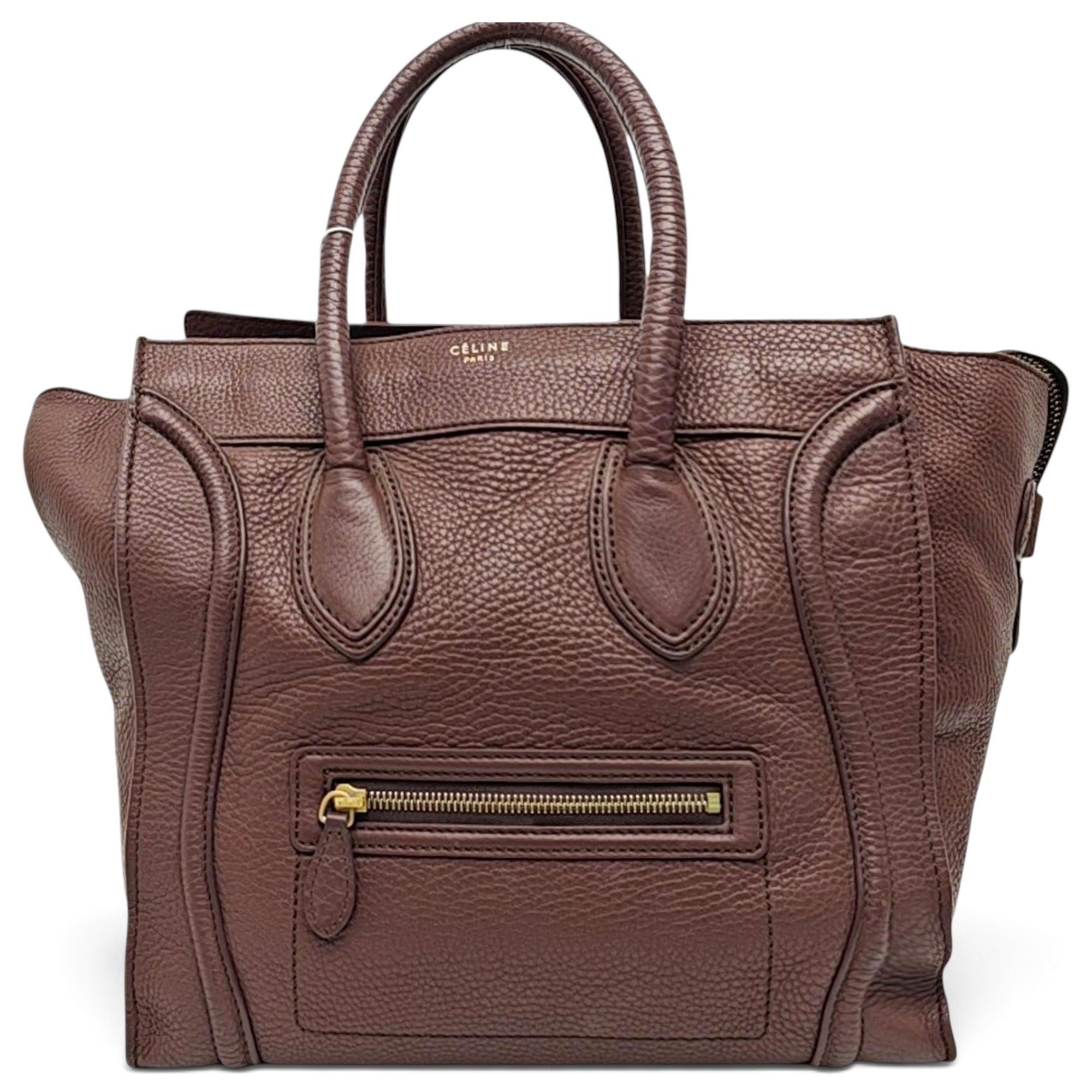 Luggage leather handbag