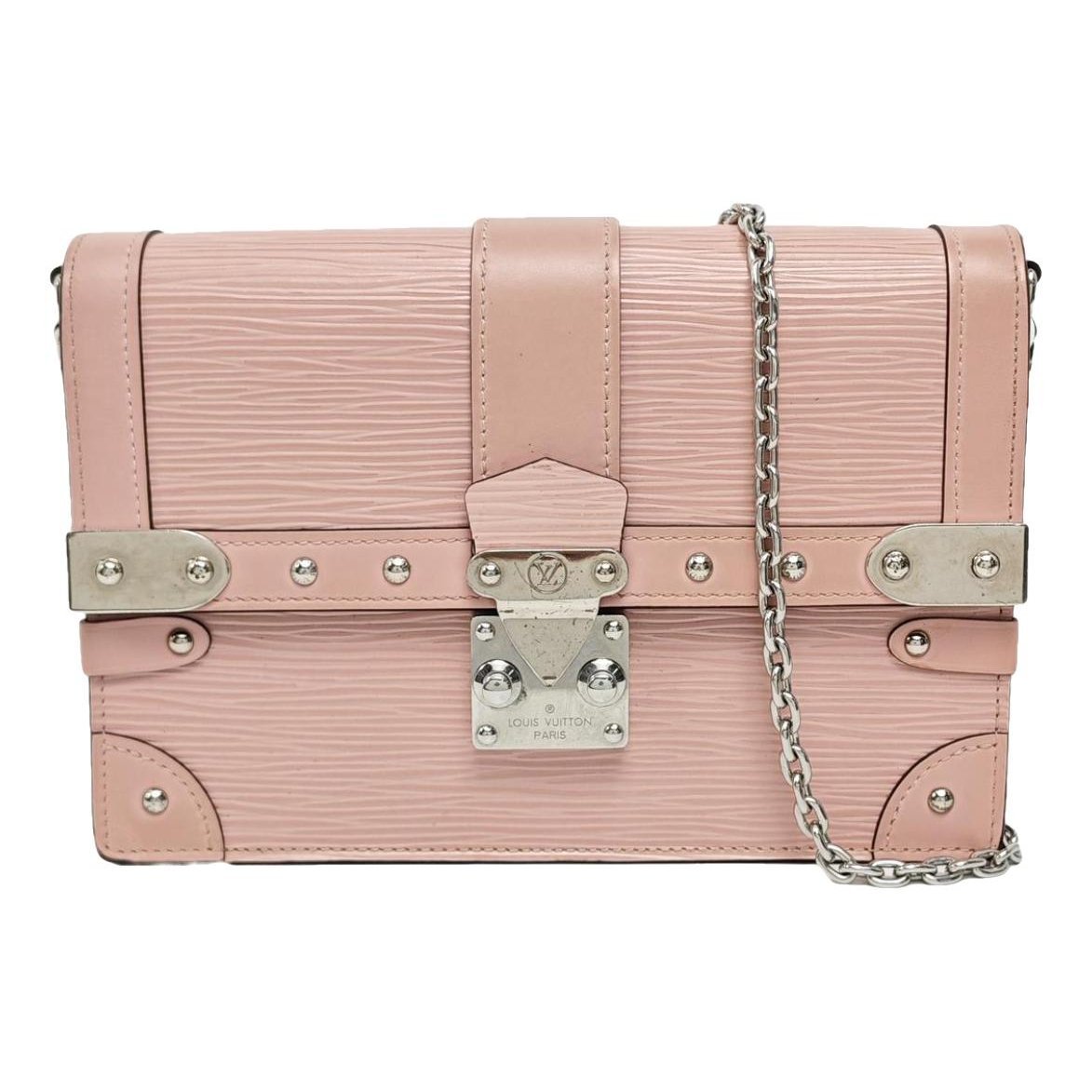 Pochette Trunk leather handbag