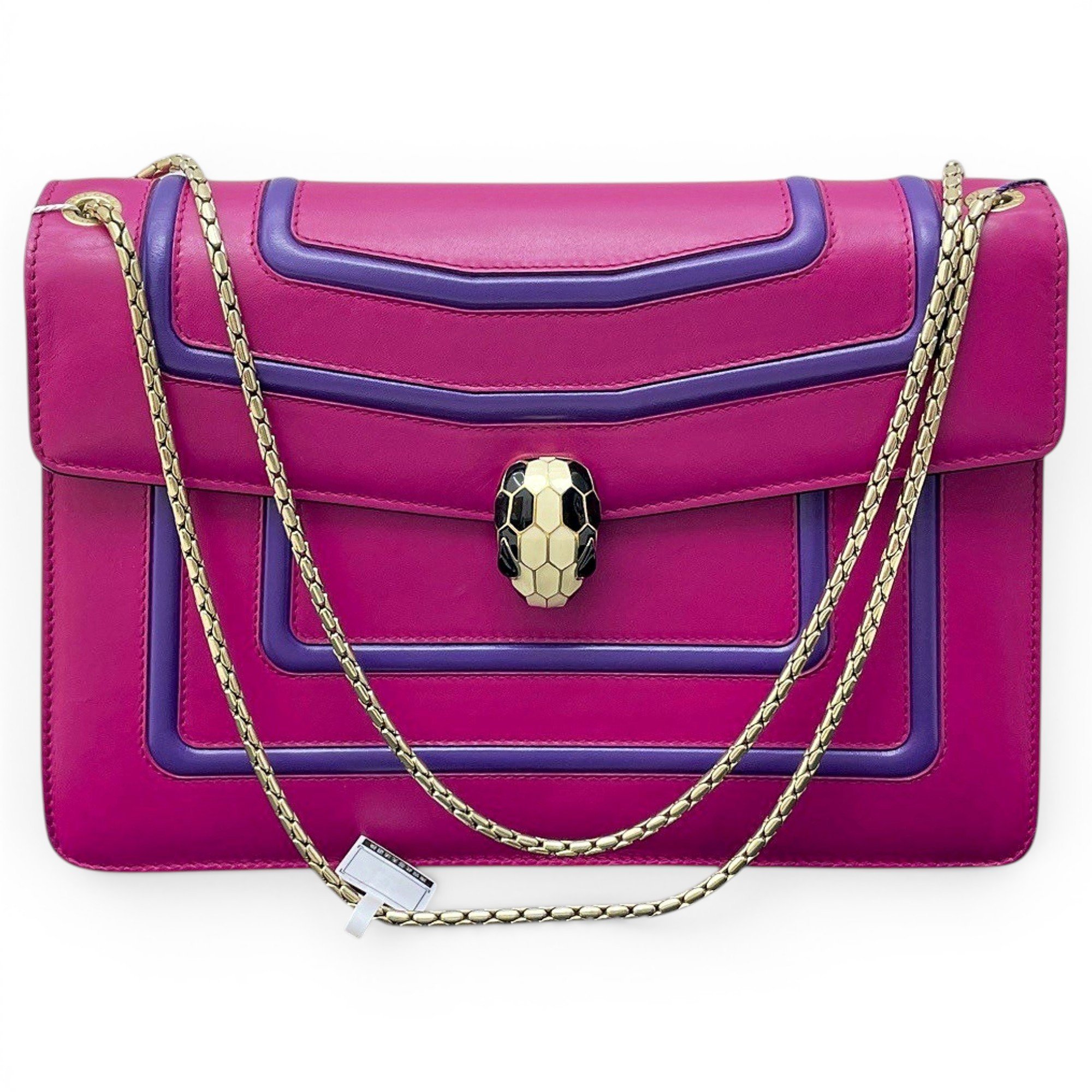 Serpenti leather handbag