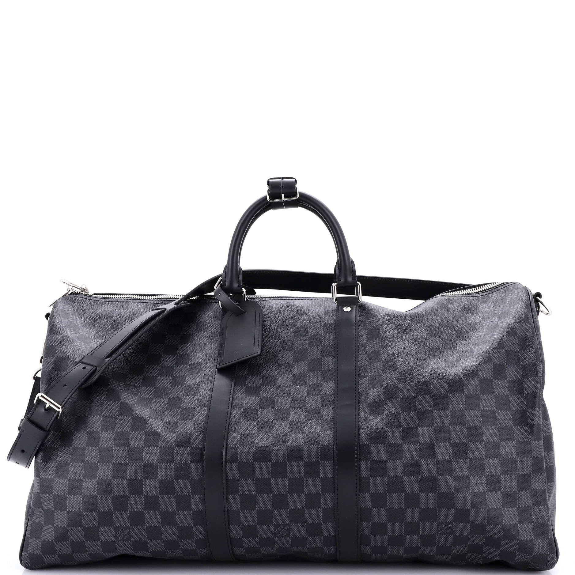 Louis Vuitton Keepall Bandouliere Bag Damier Graphite 55