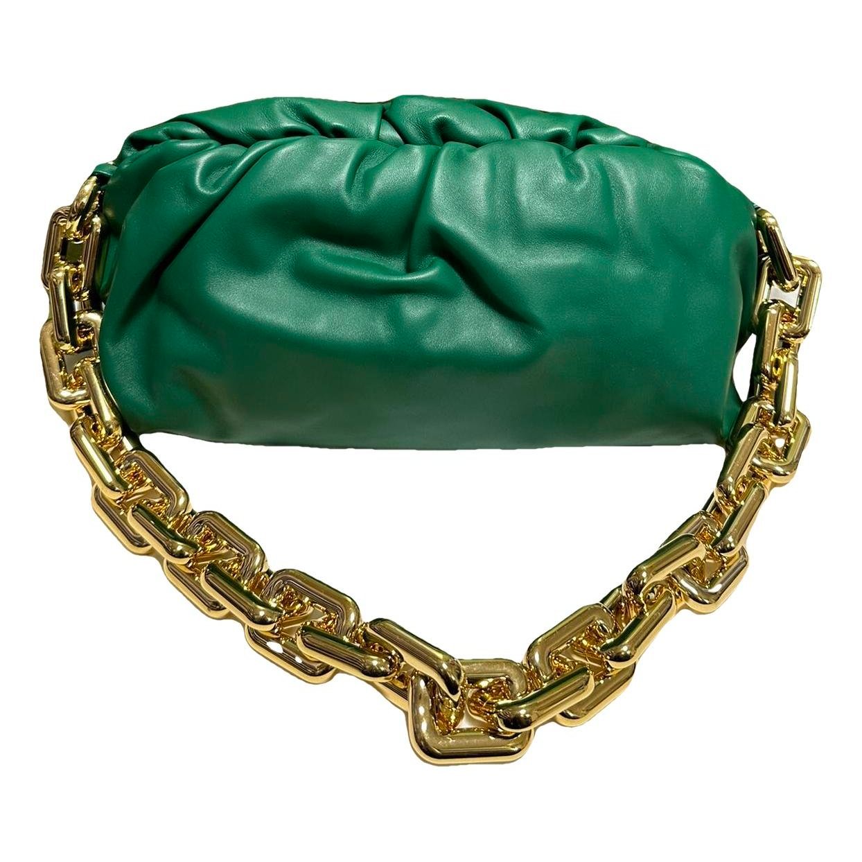 Chain Pouch leather handbag