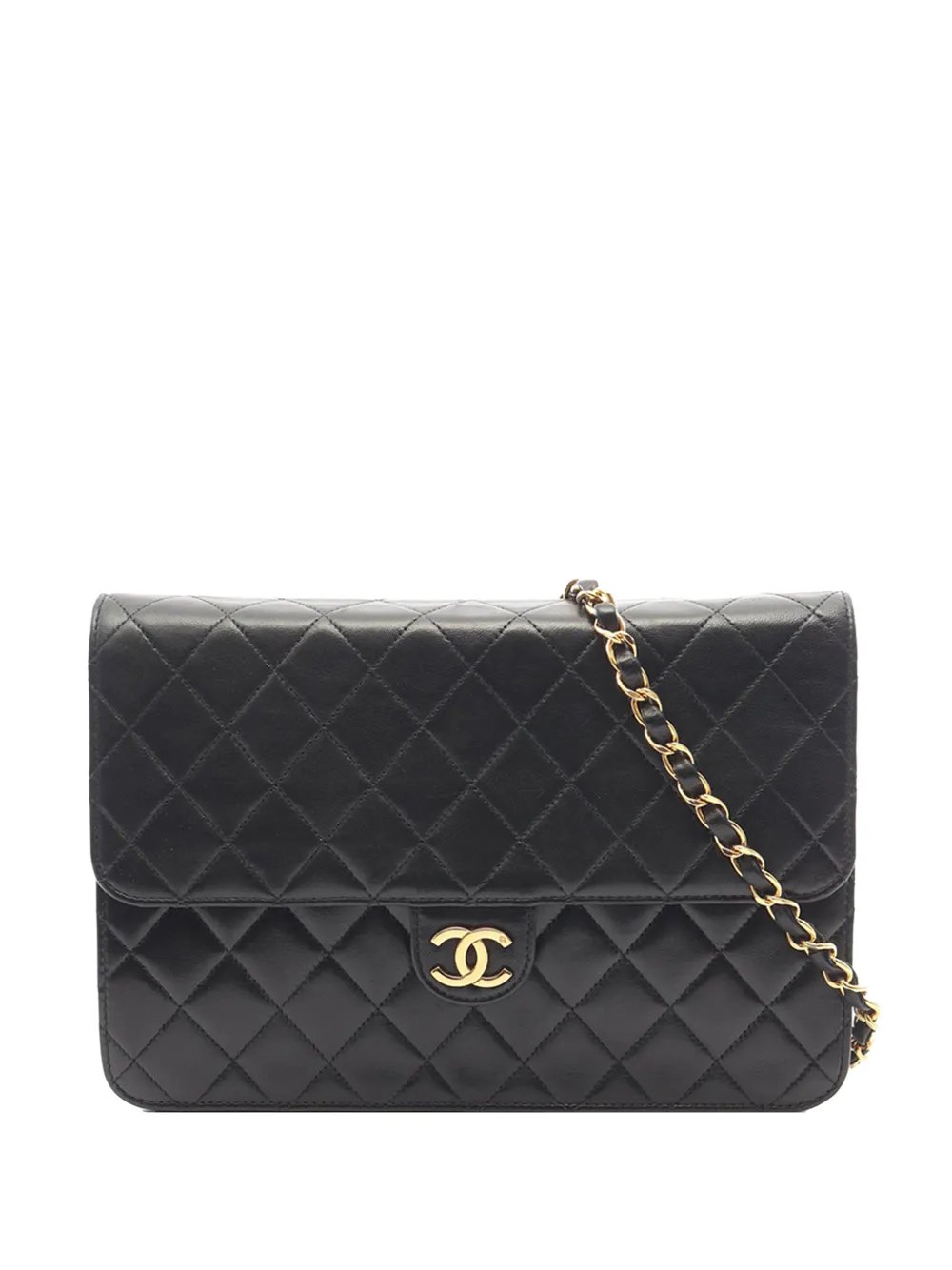 1997-1999 Medium CC Quilted Lambskin Single Flap shoulder bag