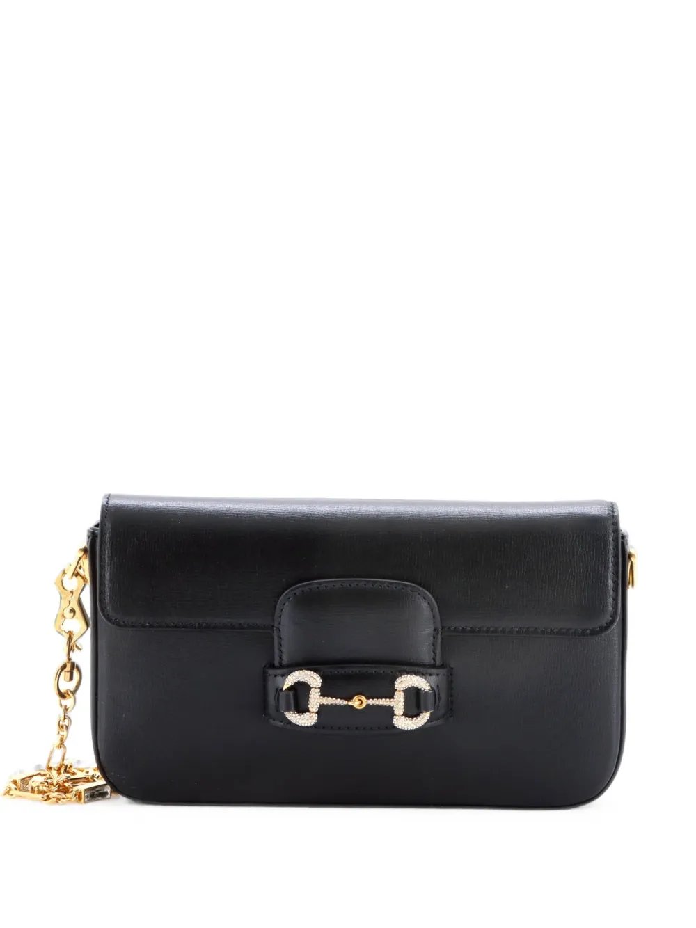Horsebit 1955 Leather with Crystal Detail Mini shoulder bag