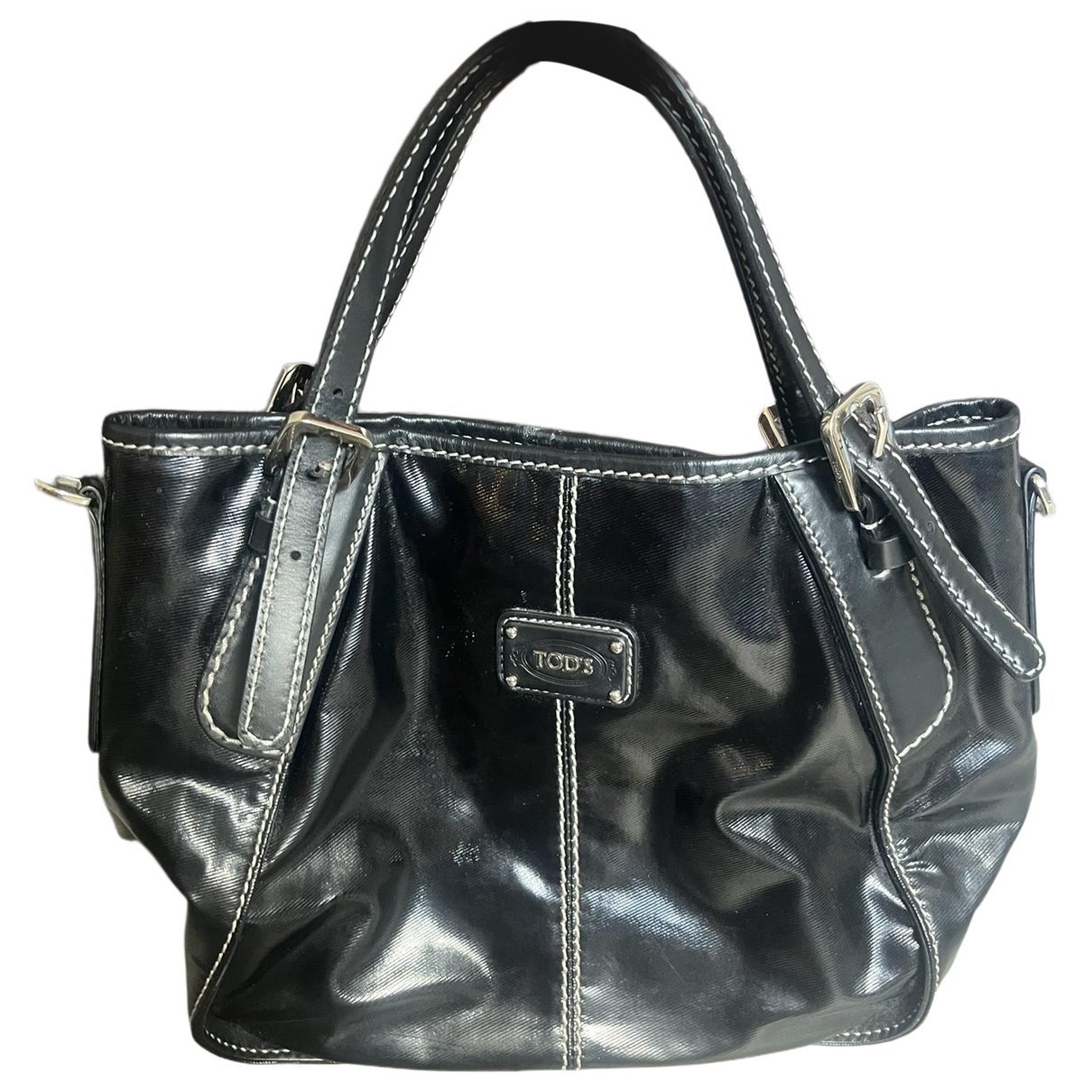 D Bag patent leather handbag