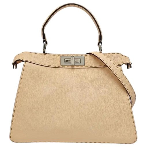 Peekaboo leather handbag