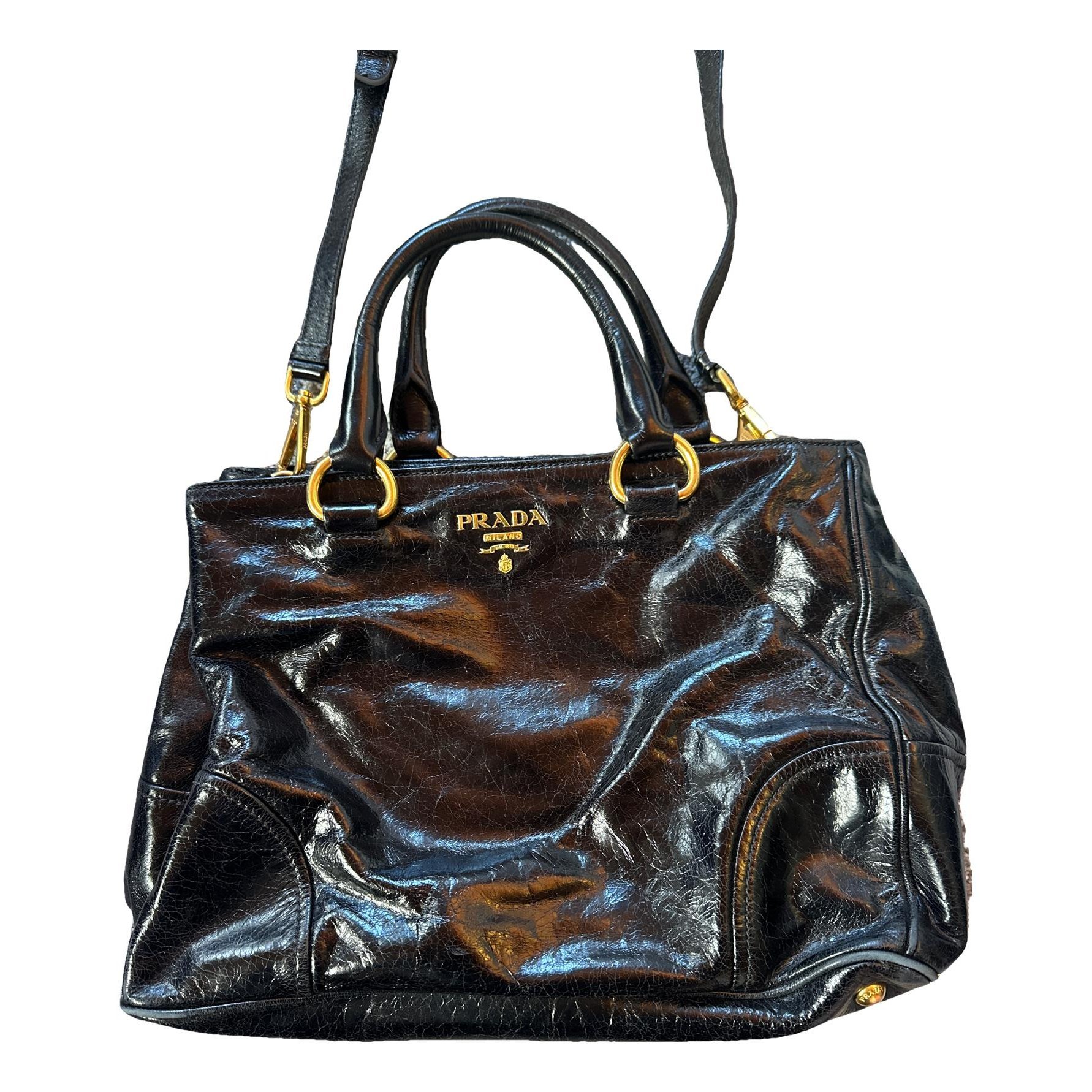 Leather tote