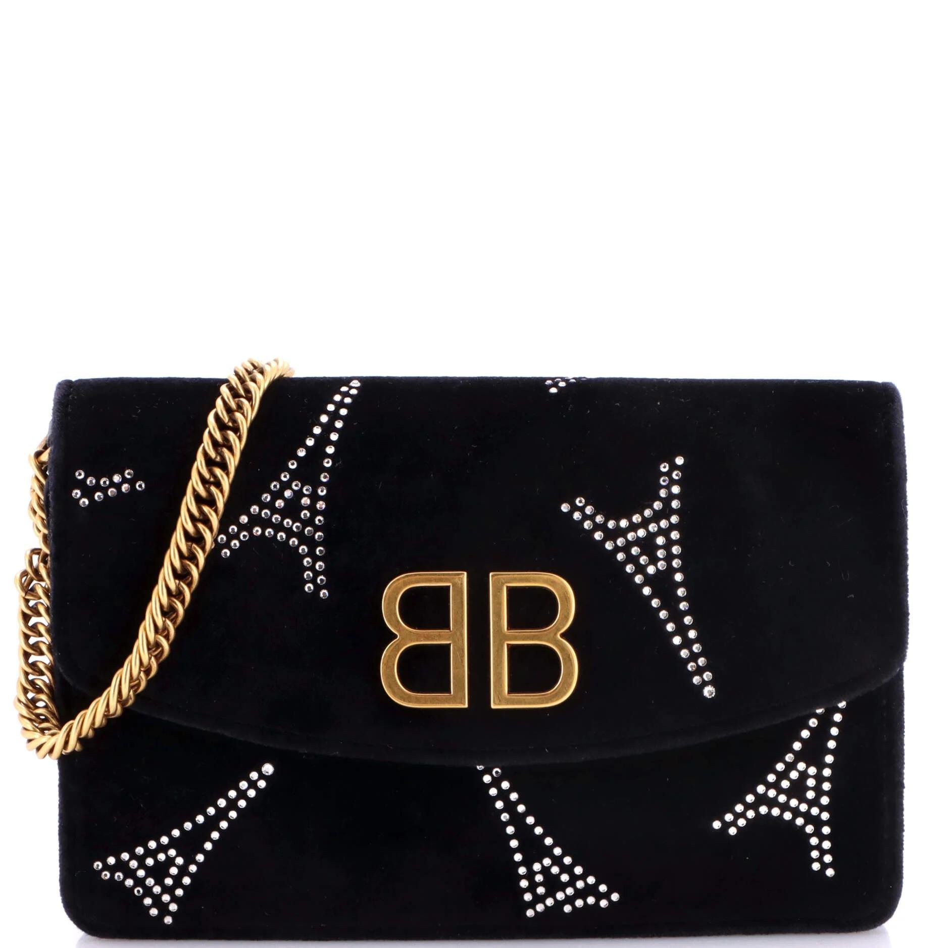Velvet handbag