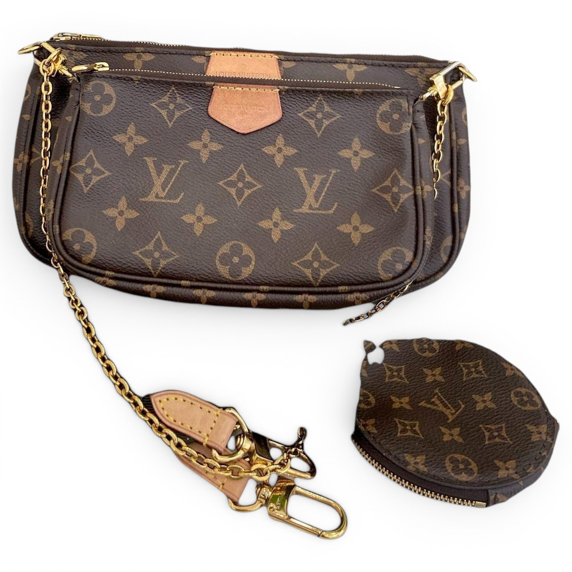 Multi Pochette Accessoires leather handbag