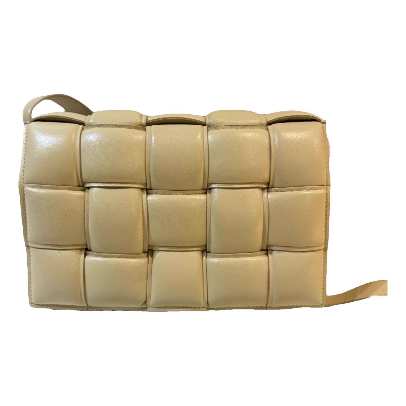 Cassette leather handbag