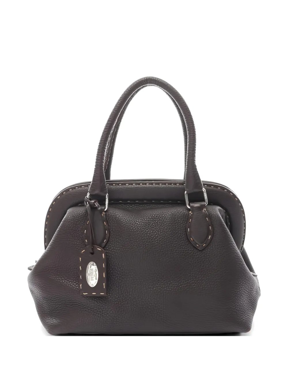 2000s Selleria leather tote bag