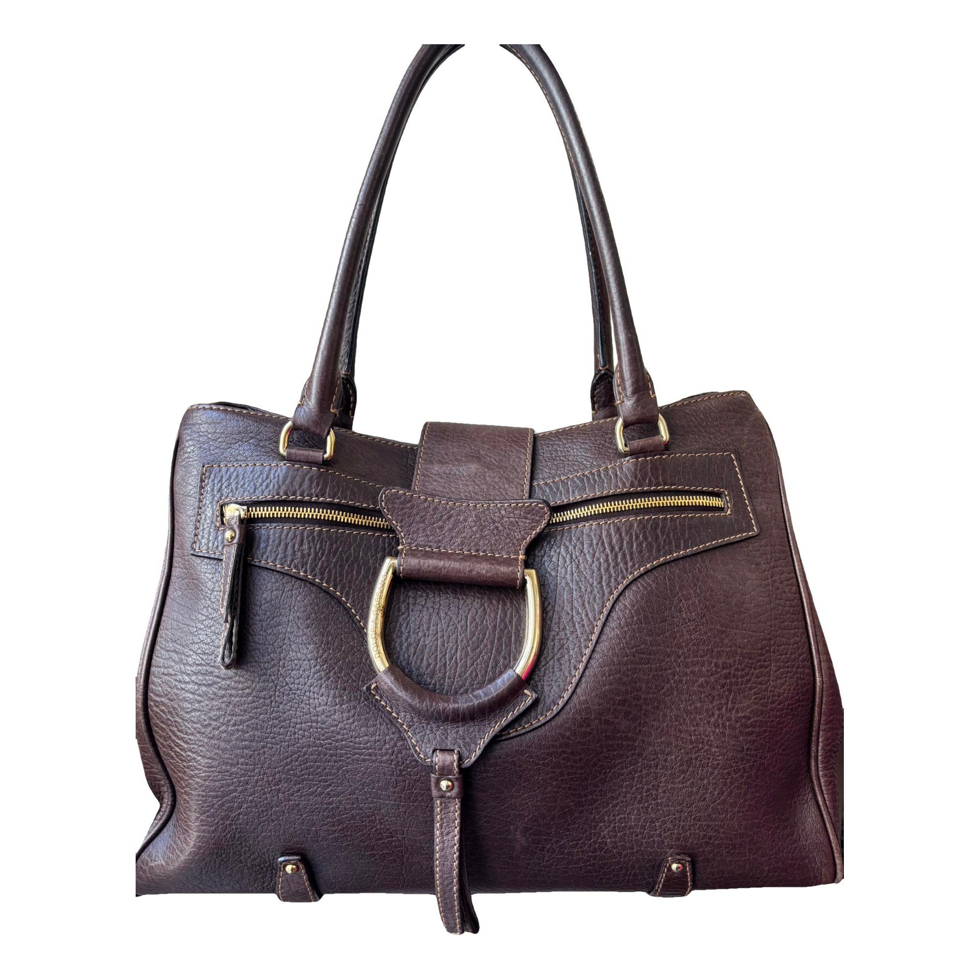 Leather handbag