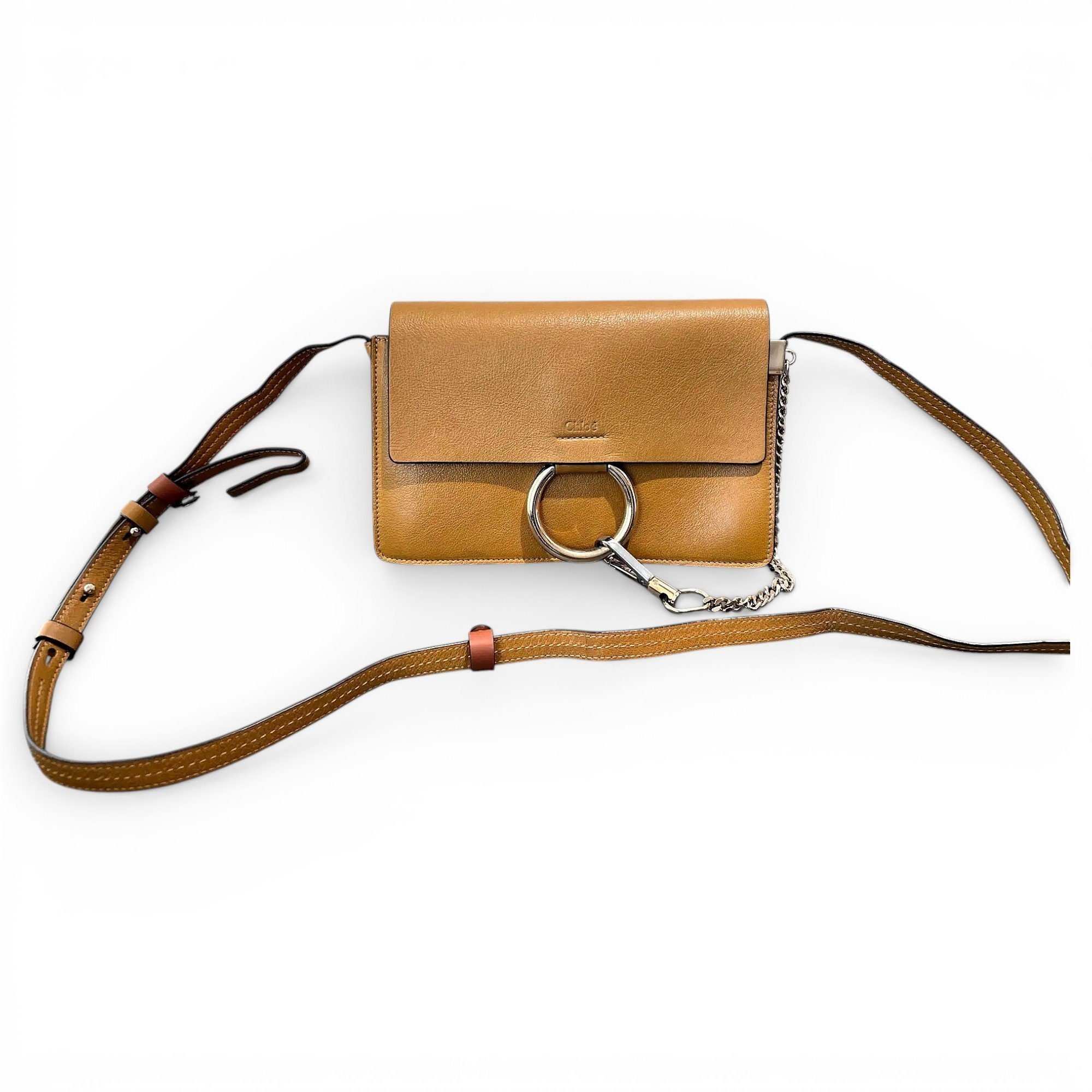 Faye leather crossbody bag