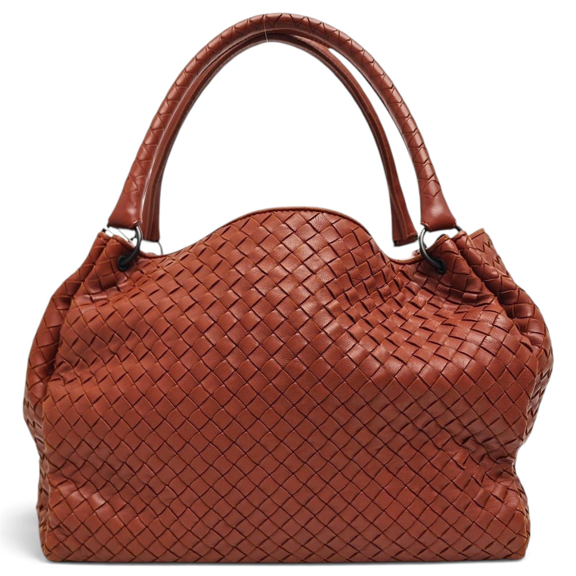 Parachute leather handbag