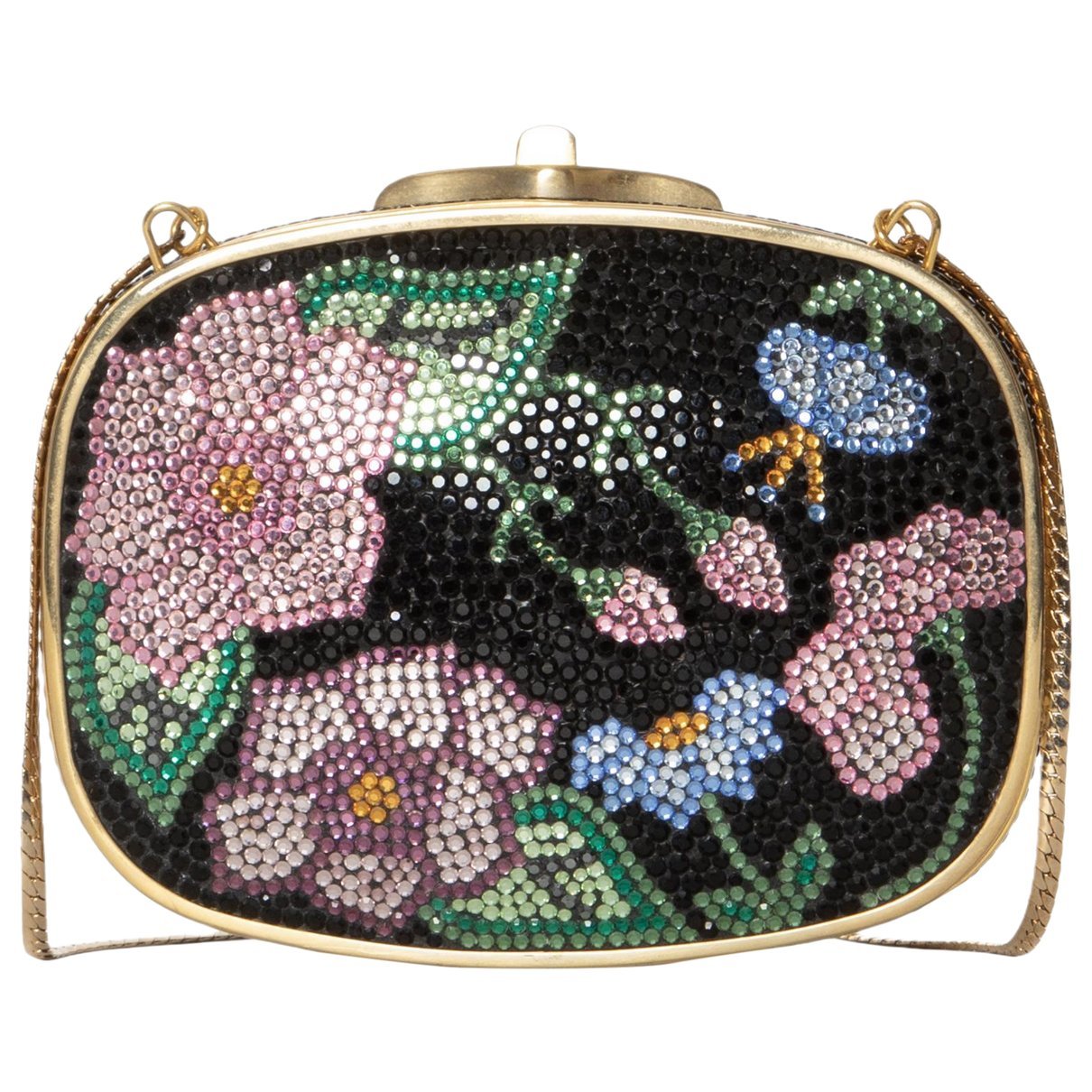 Glitter clutch bag