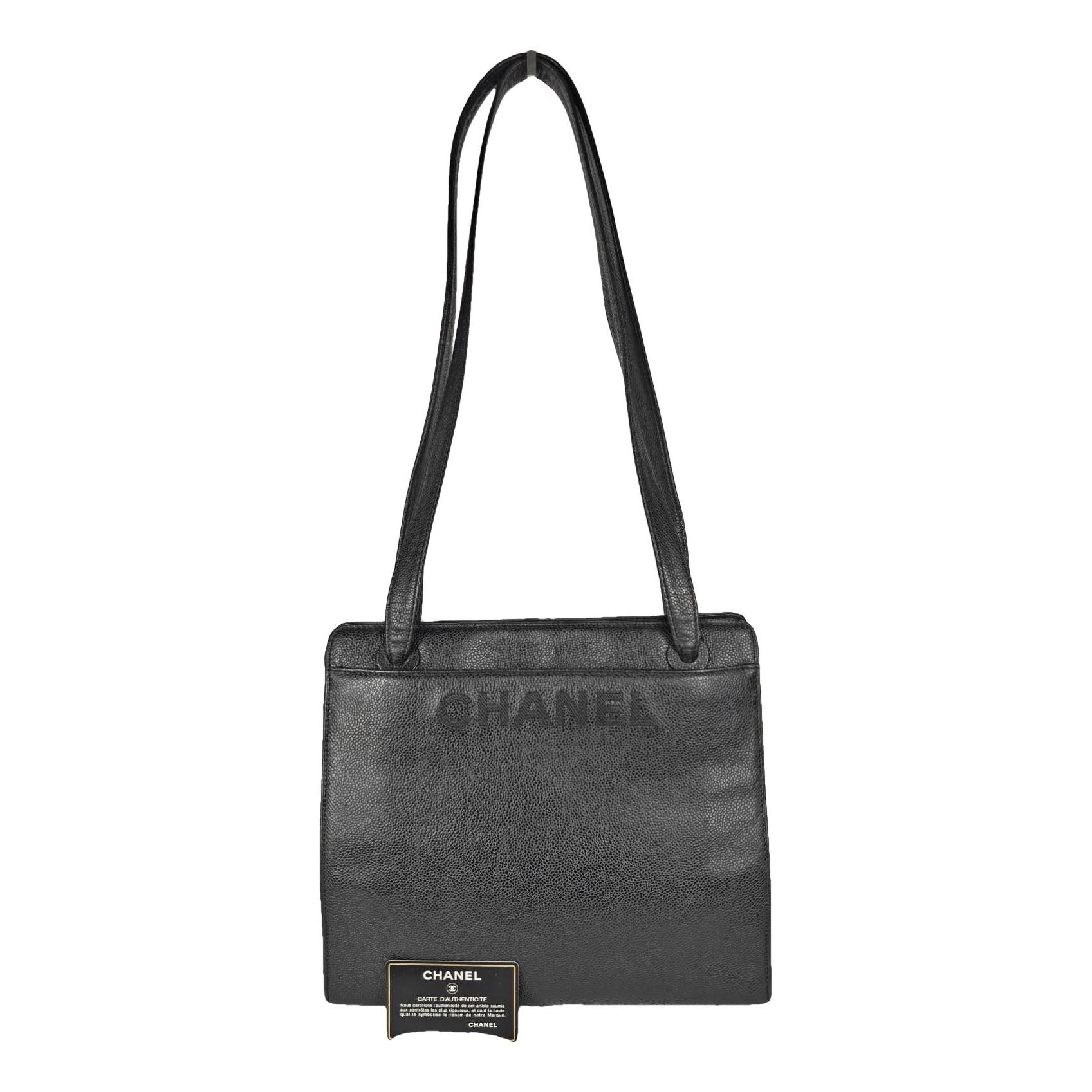 Leather tote