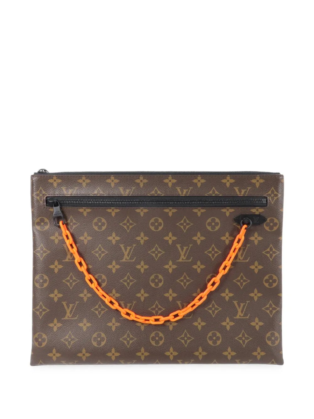 Solar Ray A4 chain clutch bag